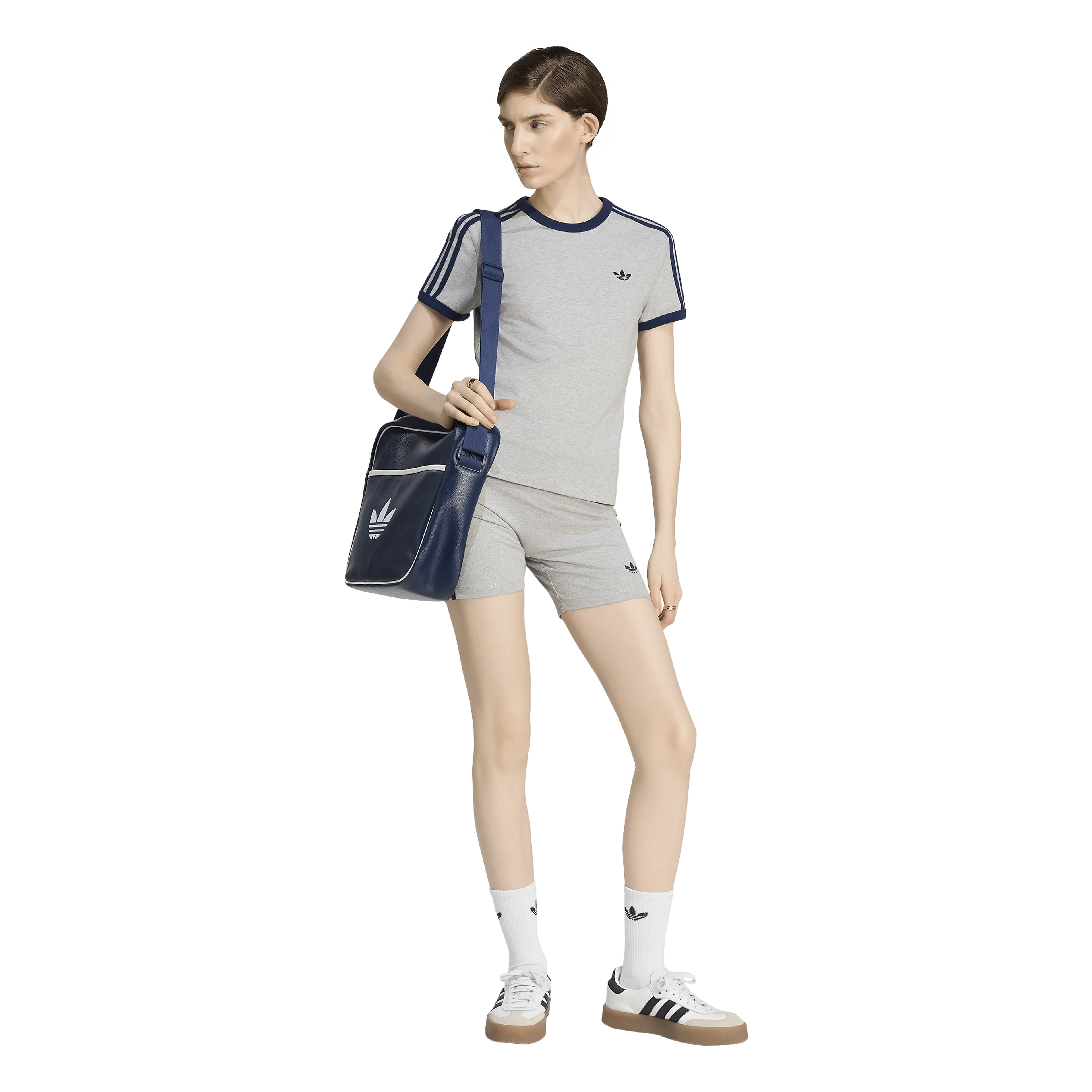 3 STRIPES SLIM T-Shirt Dame