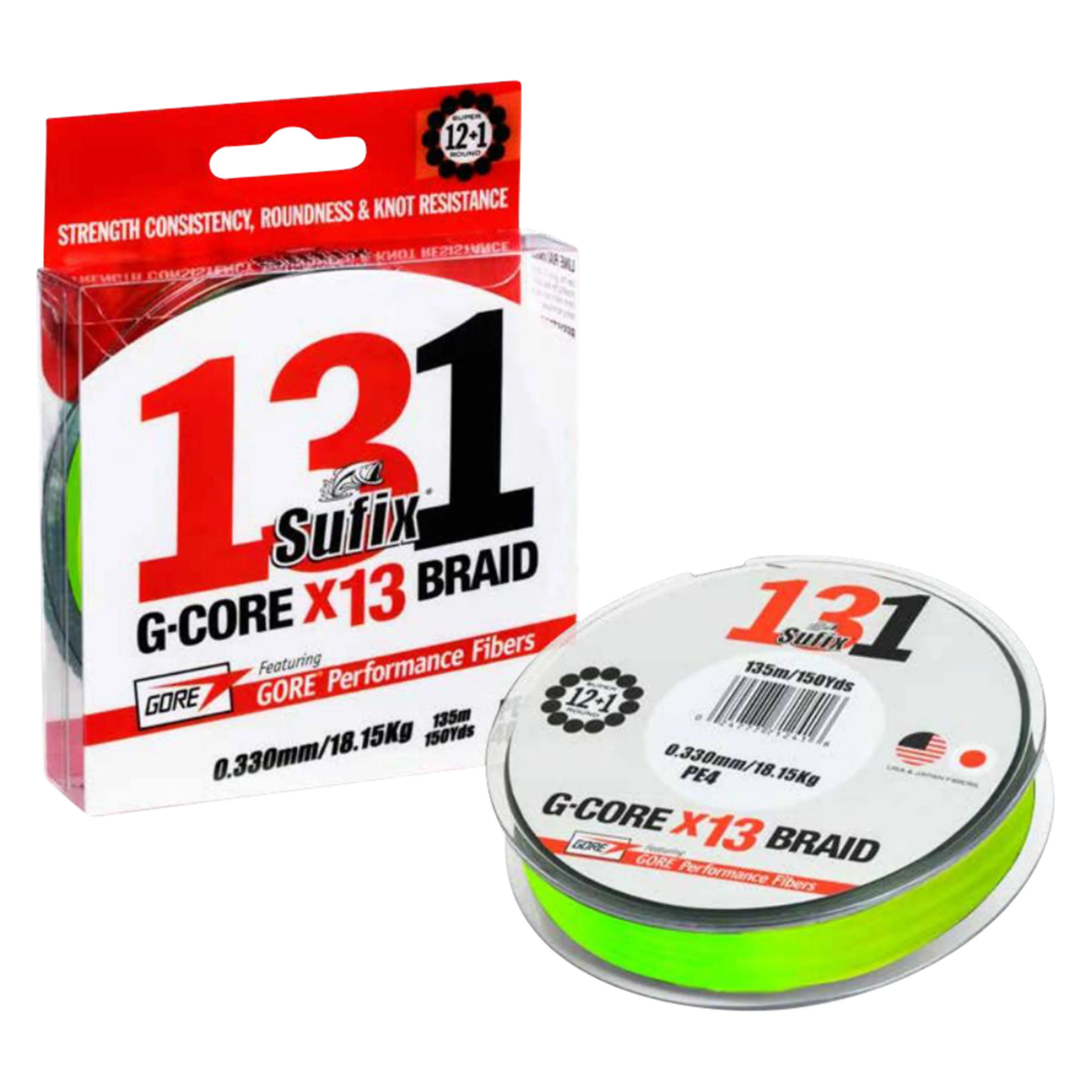 131 G-Core x13 Neon Chartreuse 150m 0,285mm 131 G-Core x13 Neon Chartreuse 150m 0,285mm