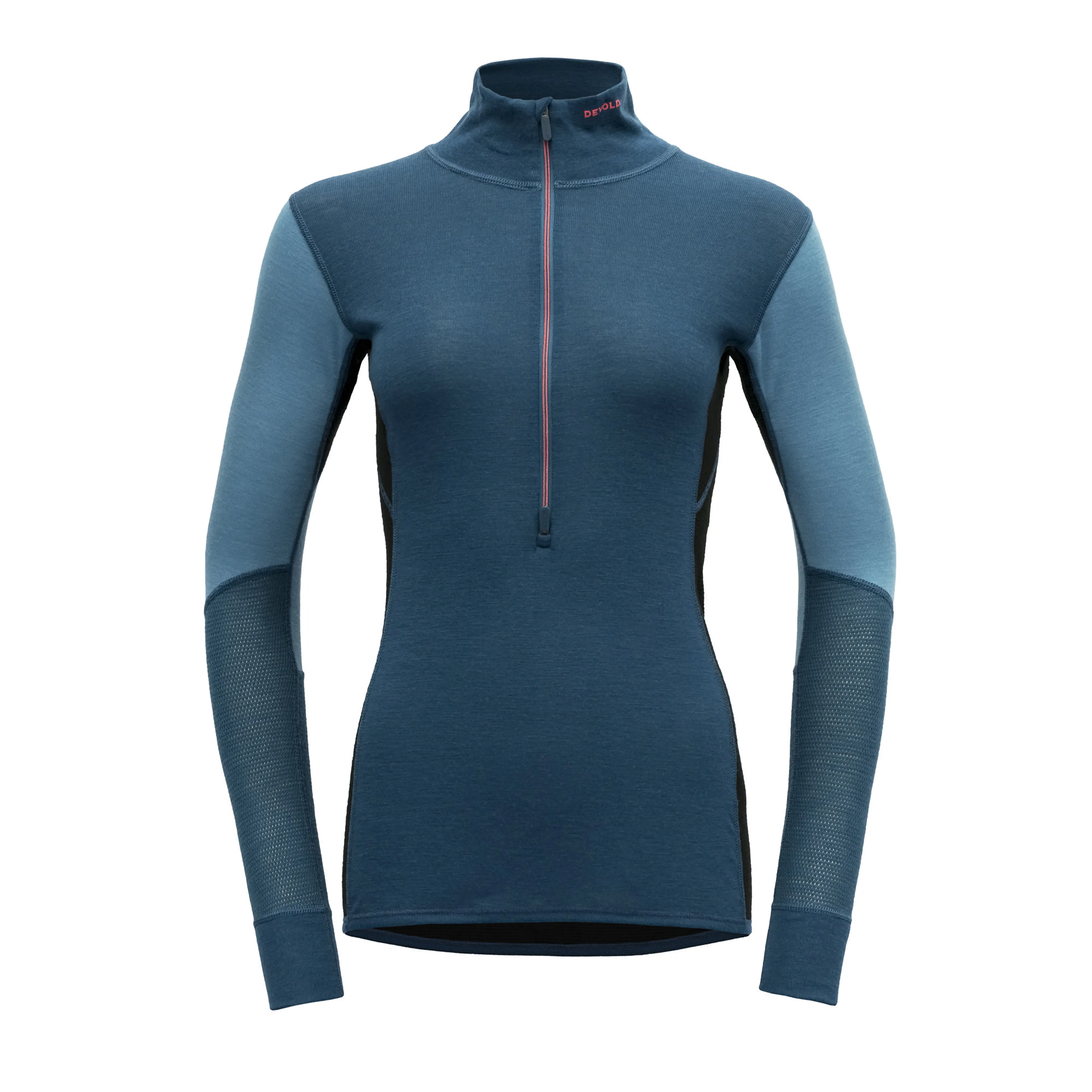 Wool Mesh 190 Zip Neck ulltrøye dame Wool Mesh 190 Zip Neck ulltrøye dame
