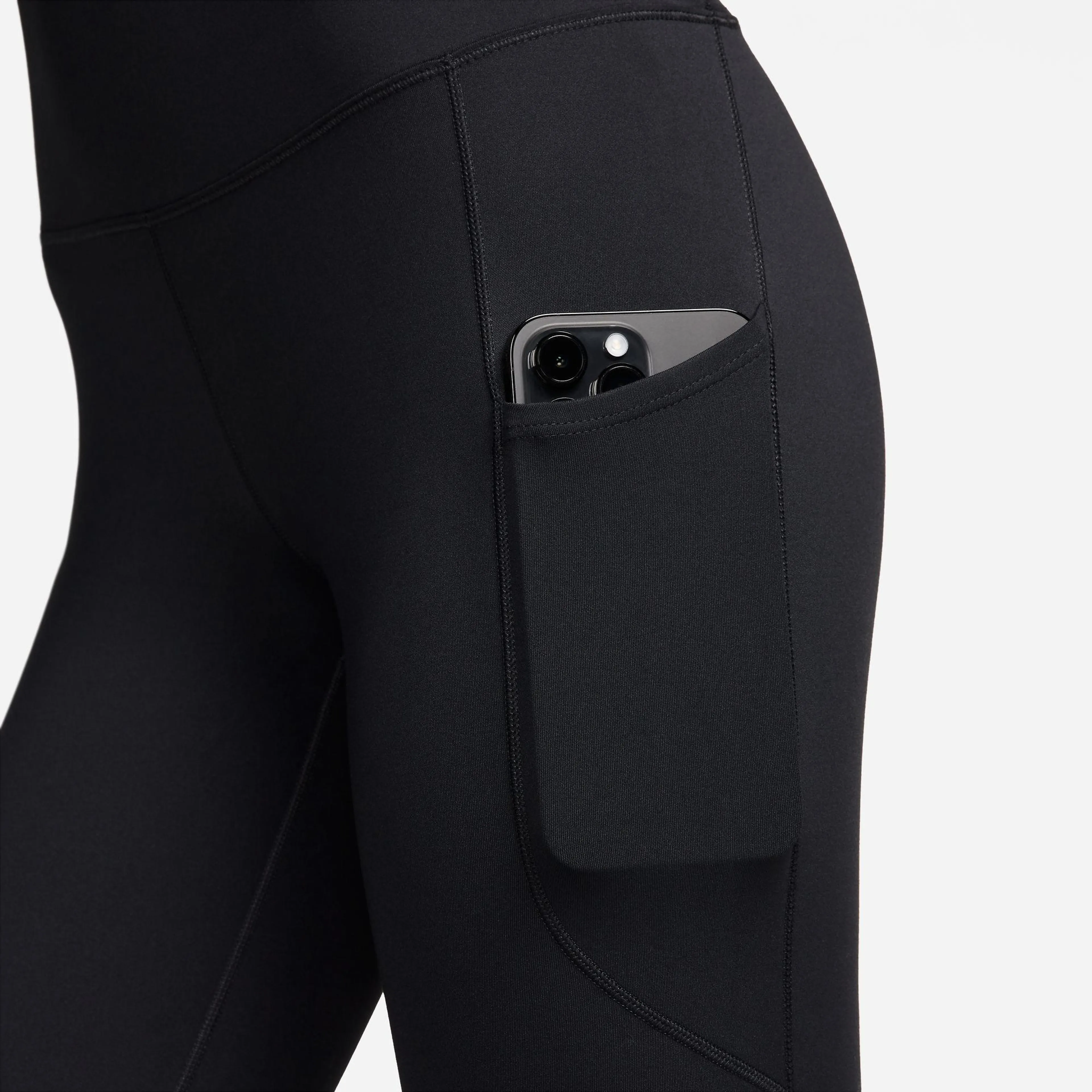 One Women's High-Waisted 7/8 Leggings with Pockets