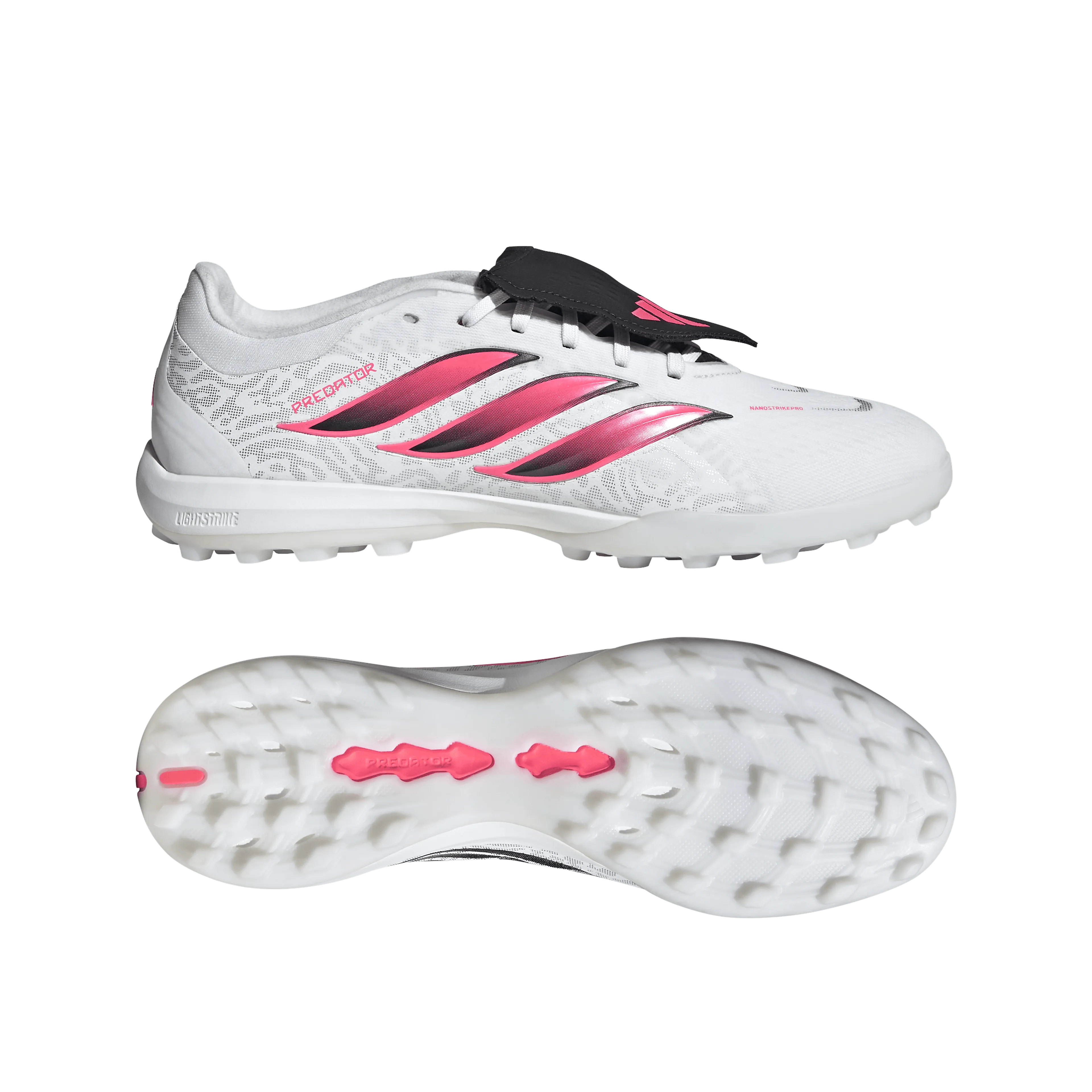 PREDATOR PRO Fold-Over Tongue Turf Fotballsko Grus/Kunstgress