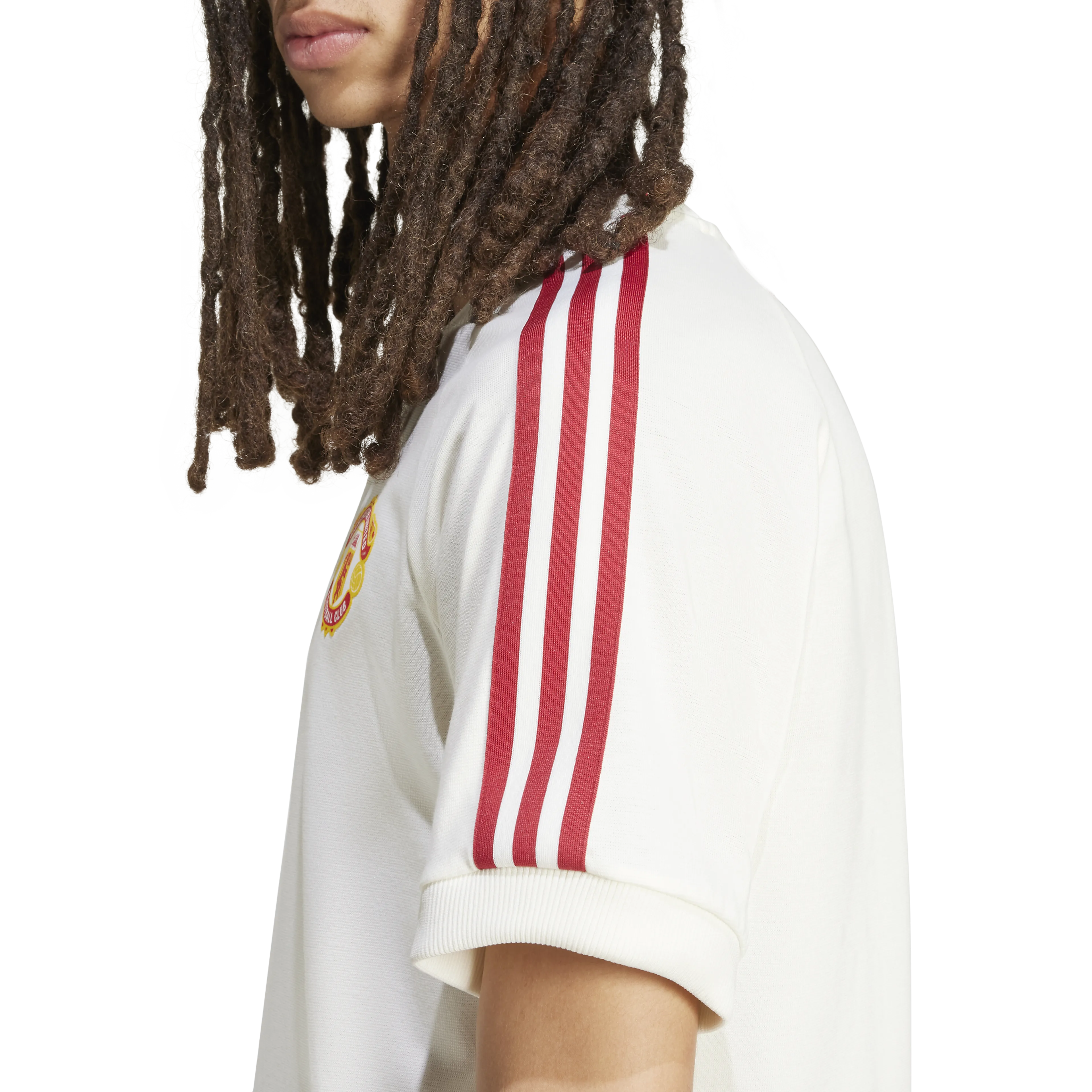 Manchester United Originals Adicolor Classics 3-Stripes T-skjorte