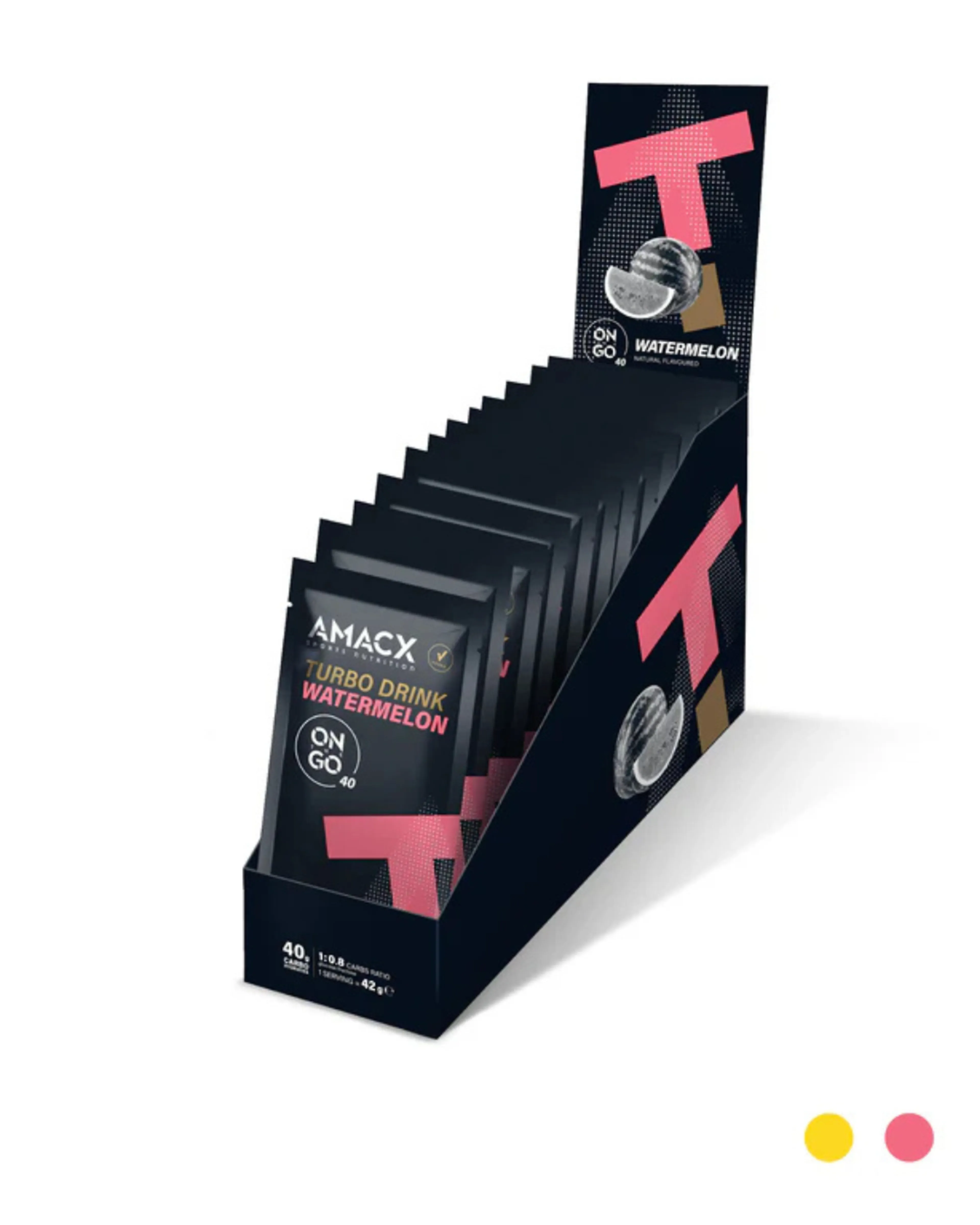 Turbo Energy Drink On the Go Watermelon - 12 stk