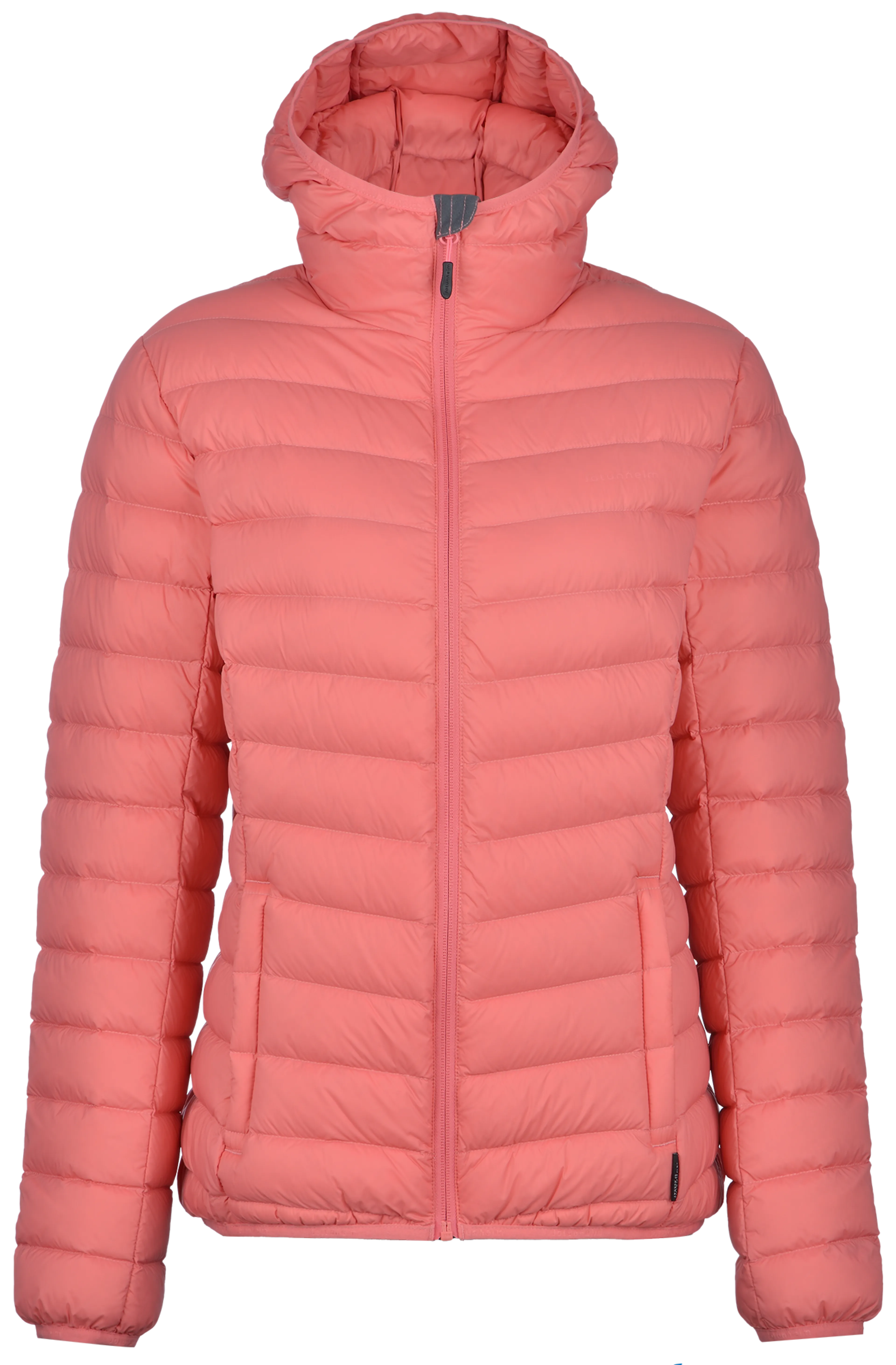 Blåhø dunjakke dame