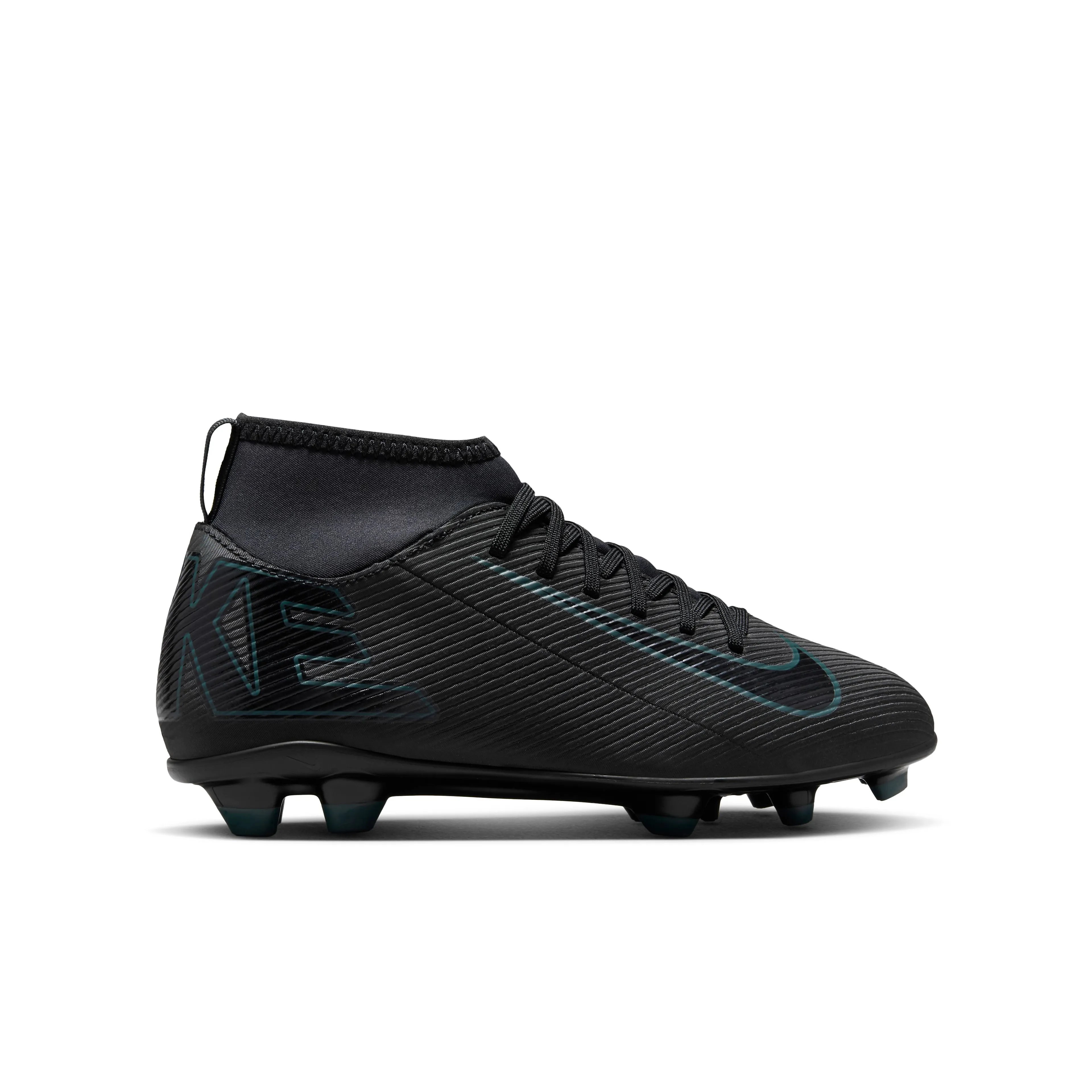 Jr. Mercurial Superfly 10 Club Little/Big Kids' Multi-Ground High-Top Fotballsko Gress/Kunstgress