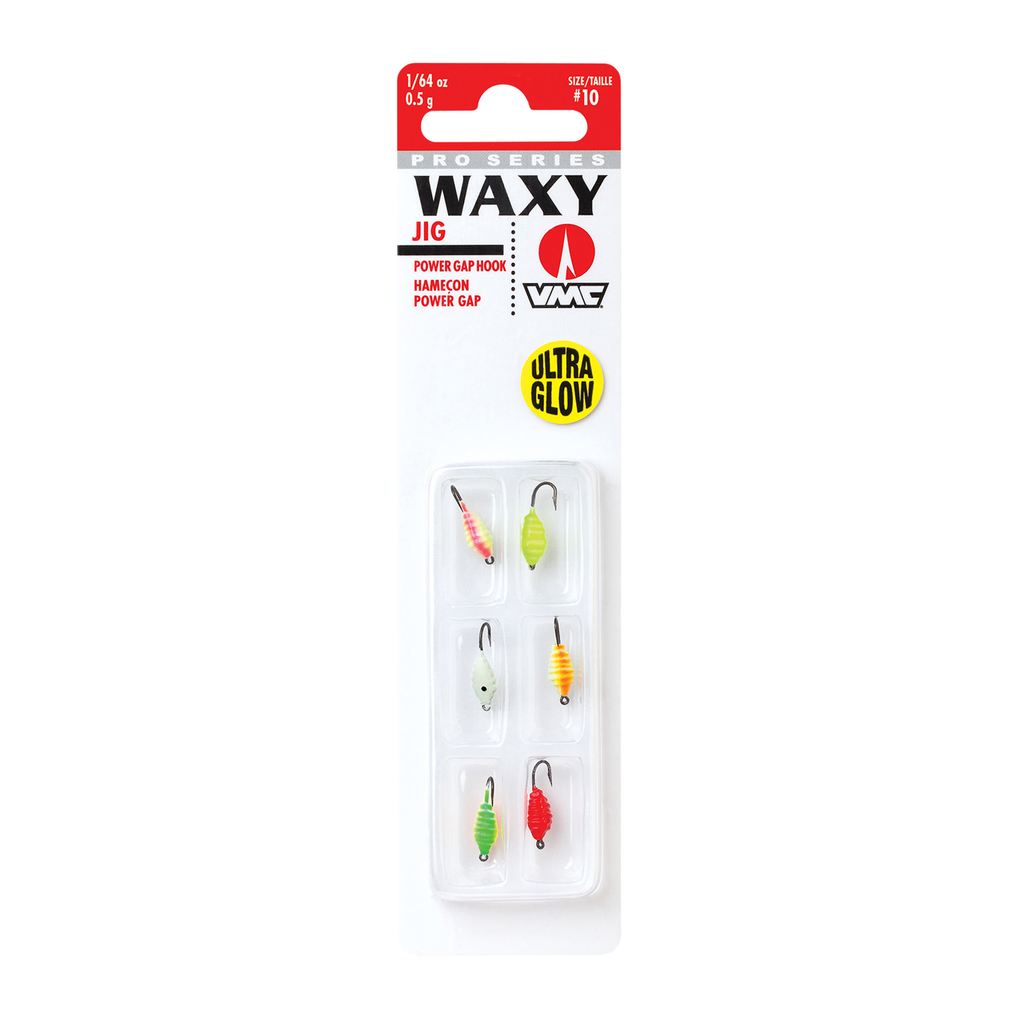 Waxy Jig Kit #8 0,9g Glow 6pk