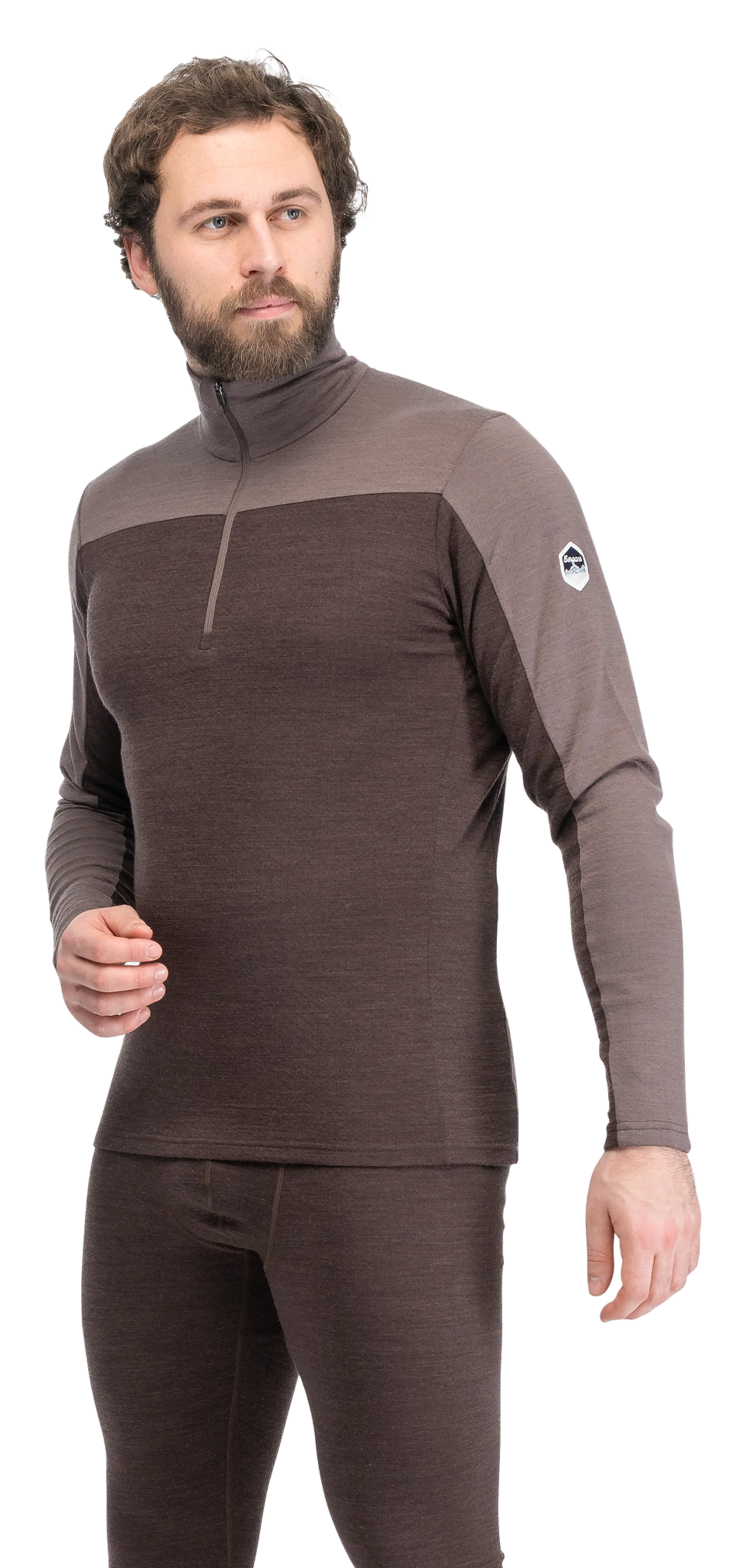 Inner:Dual Merino Half Zip Men