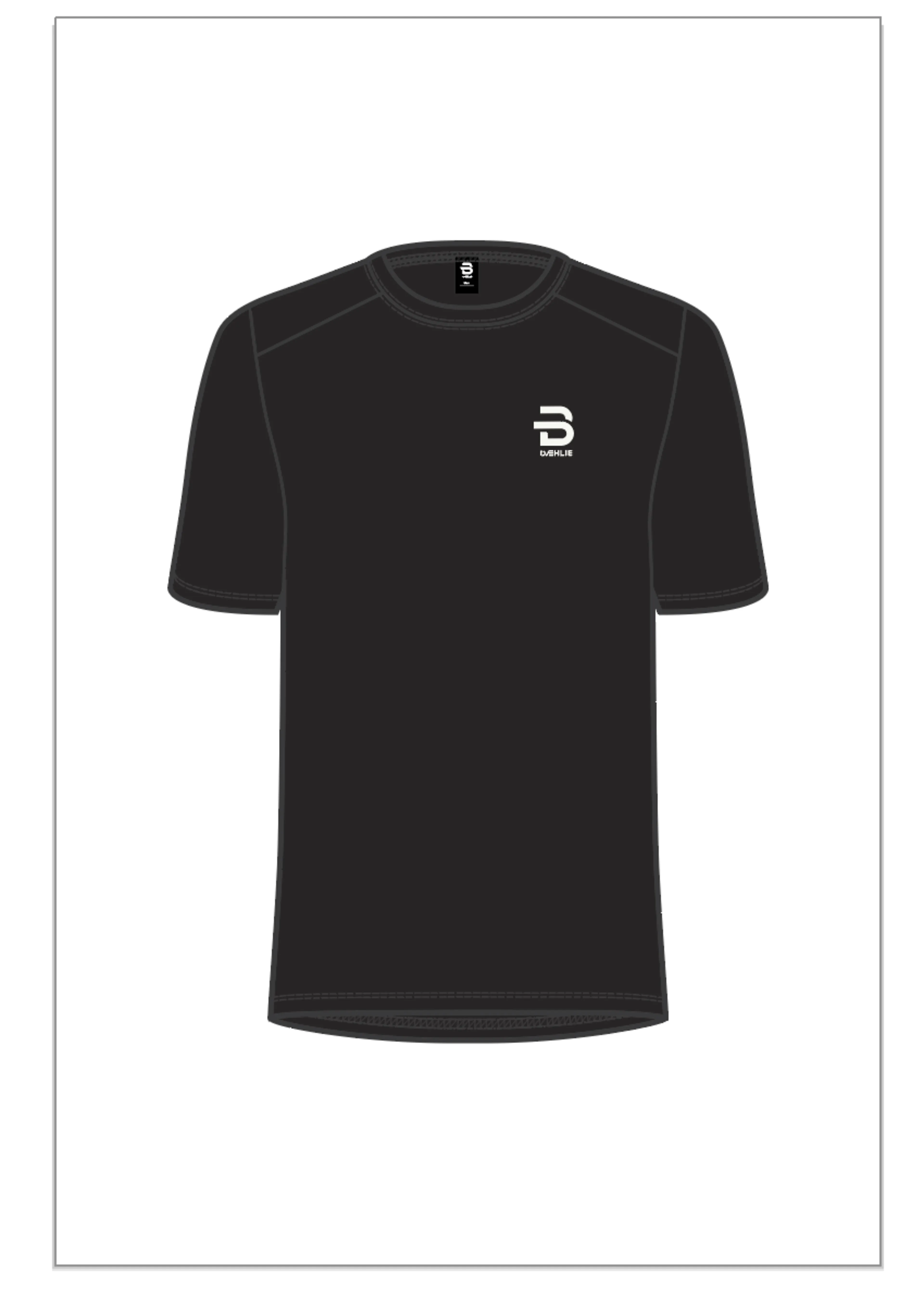 Run trenings-t-skjorte dame