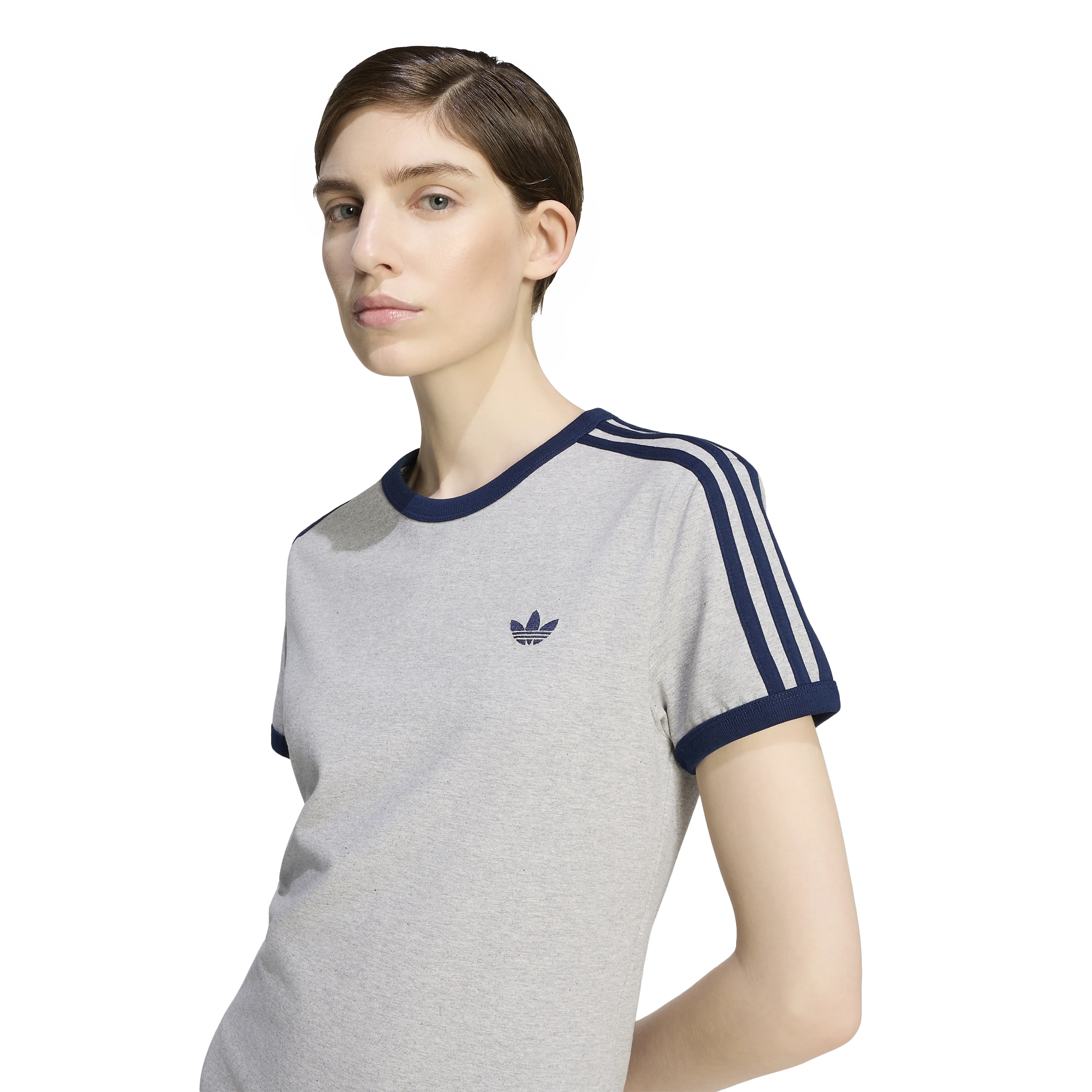 3 STRIPES SLIM T-Shirt Dame