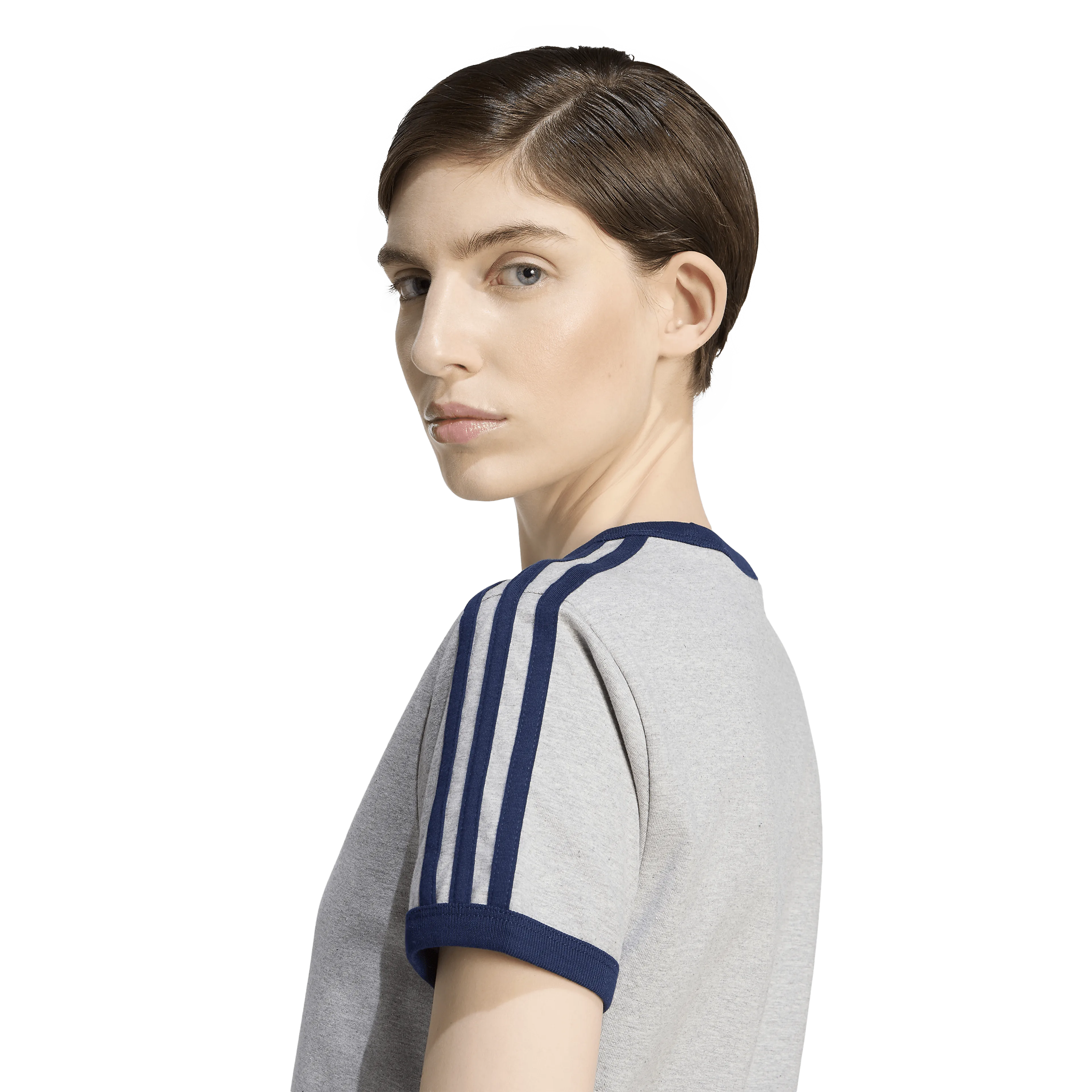 3 STRIPES SLIM T-Shirt Dame