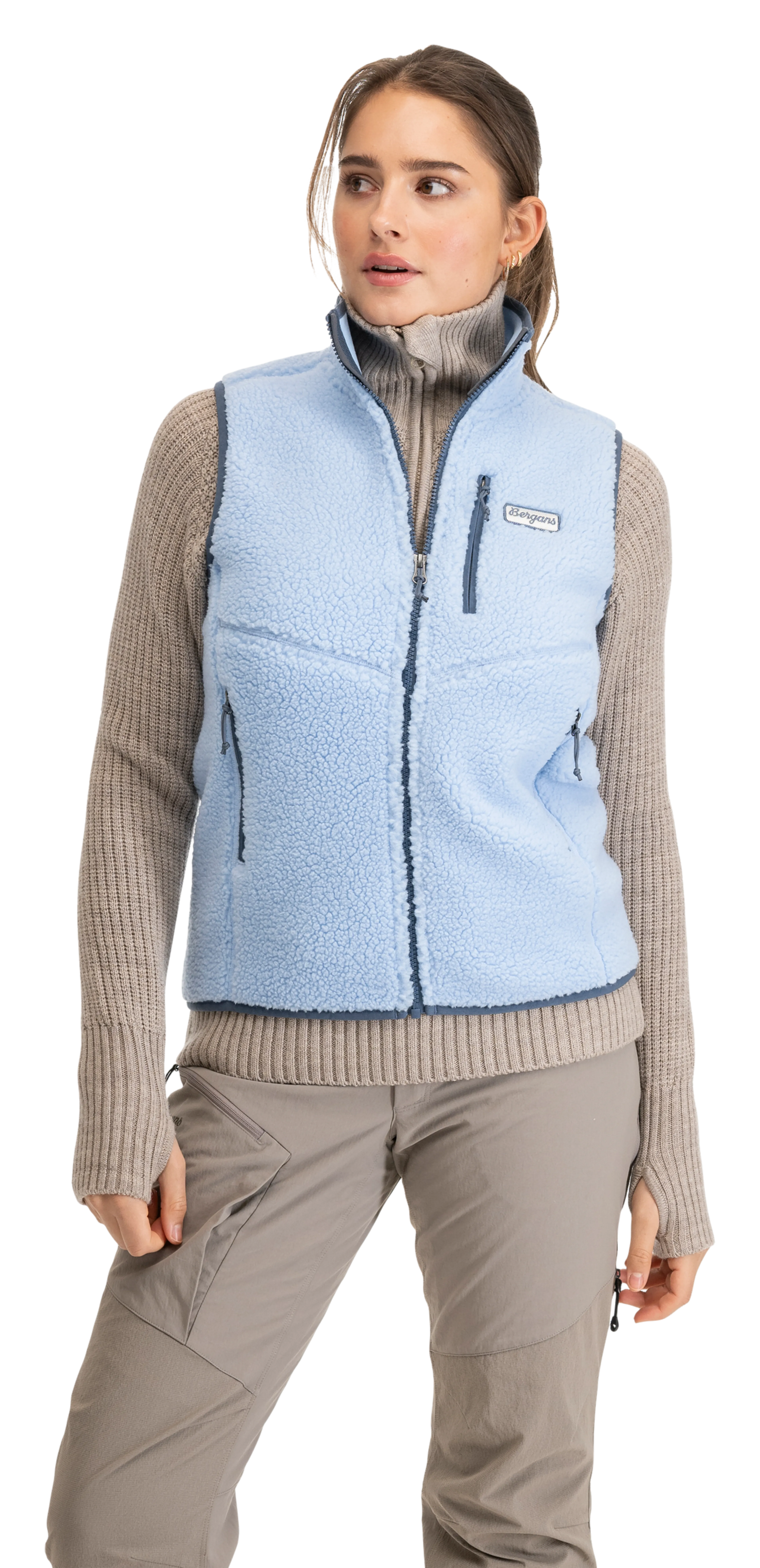 Lunnan Pile Fleece Vest Women