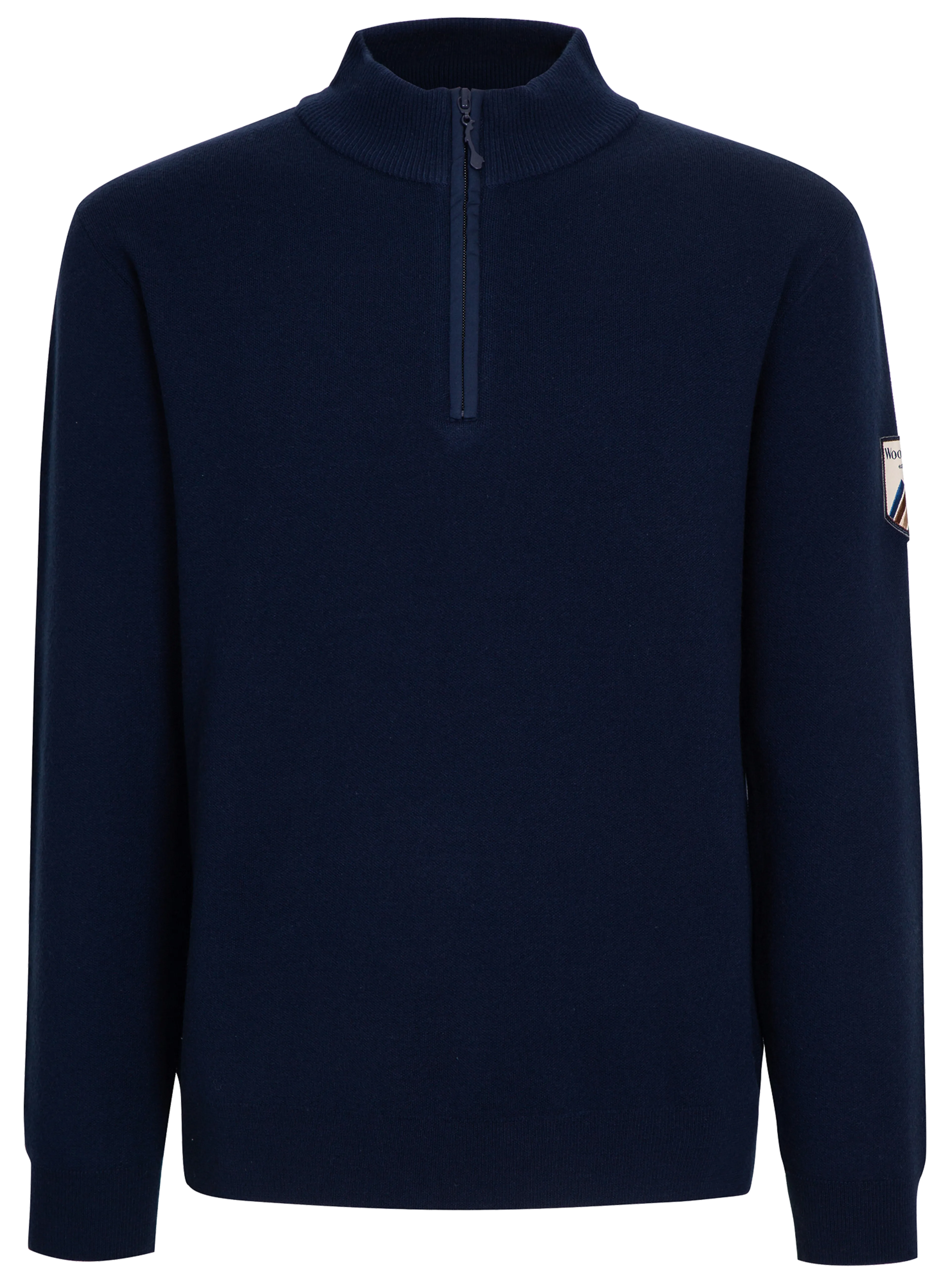 Tydal knitted sweater 1/2 zip Man