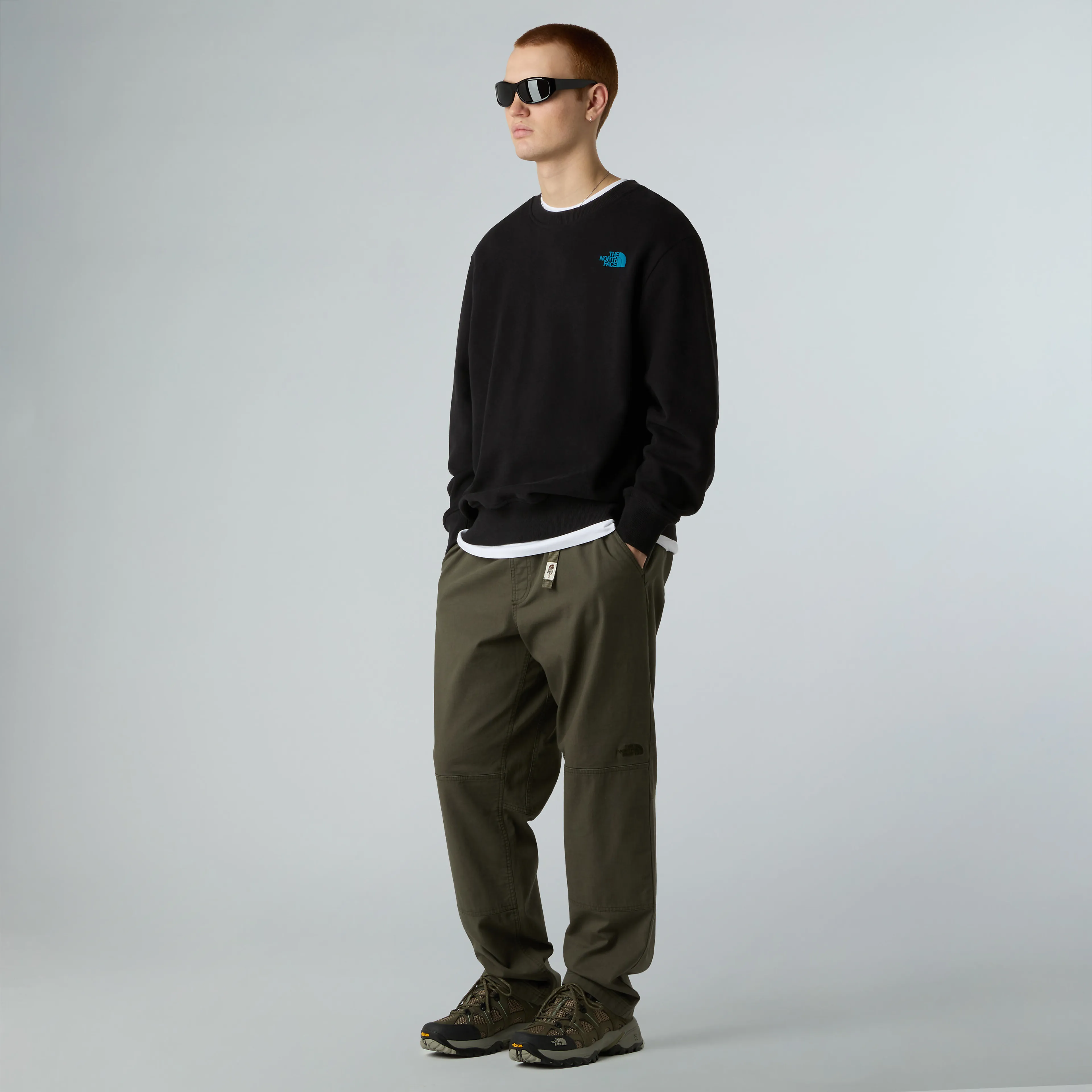 U NSE SLOPES RELAXED CREW SWEATSHIRT-GRA