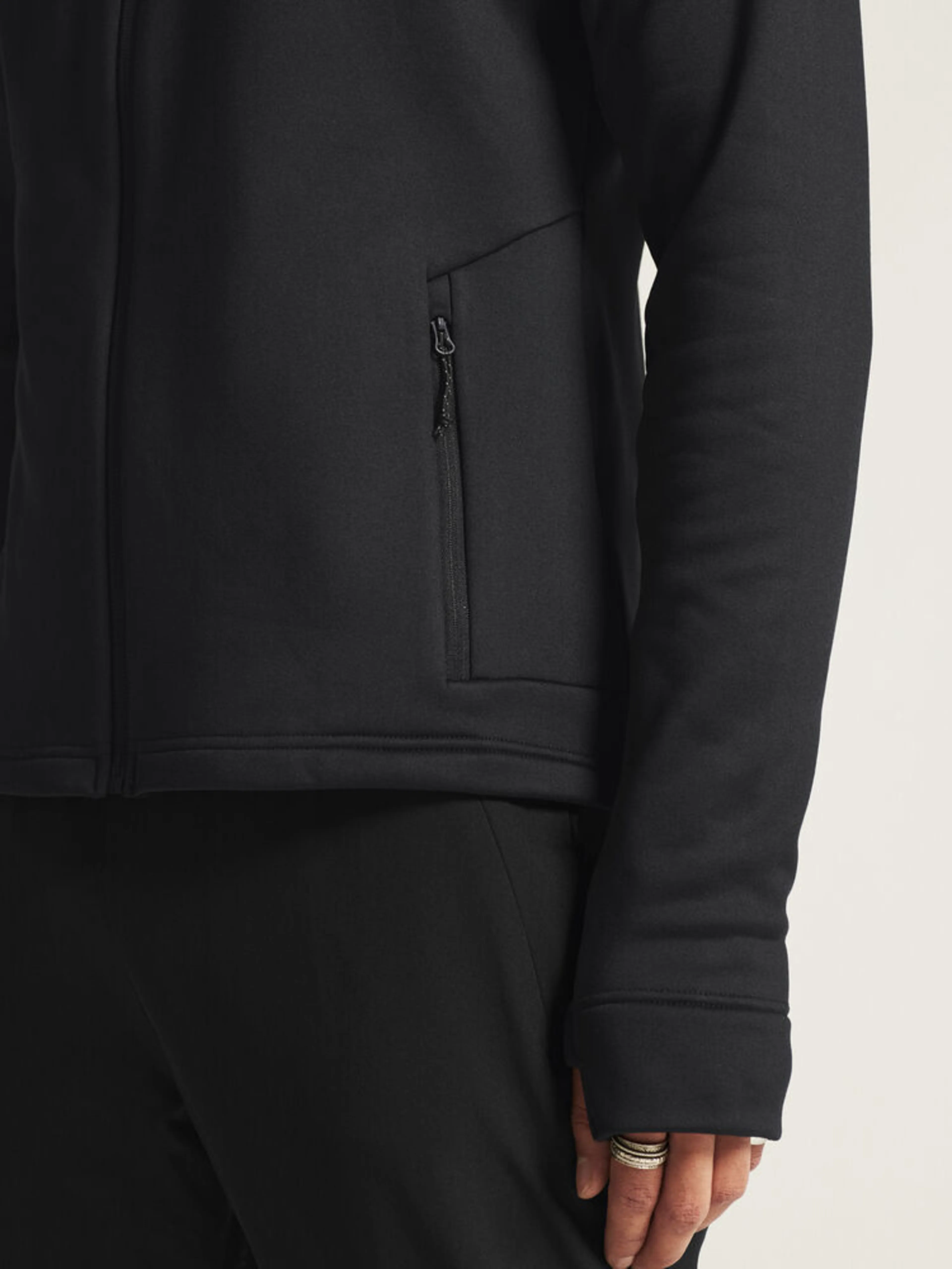 Adv Explore Power Fleece Hood Jkt M