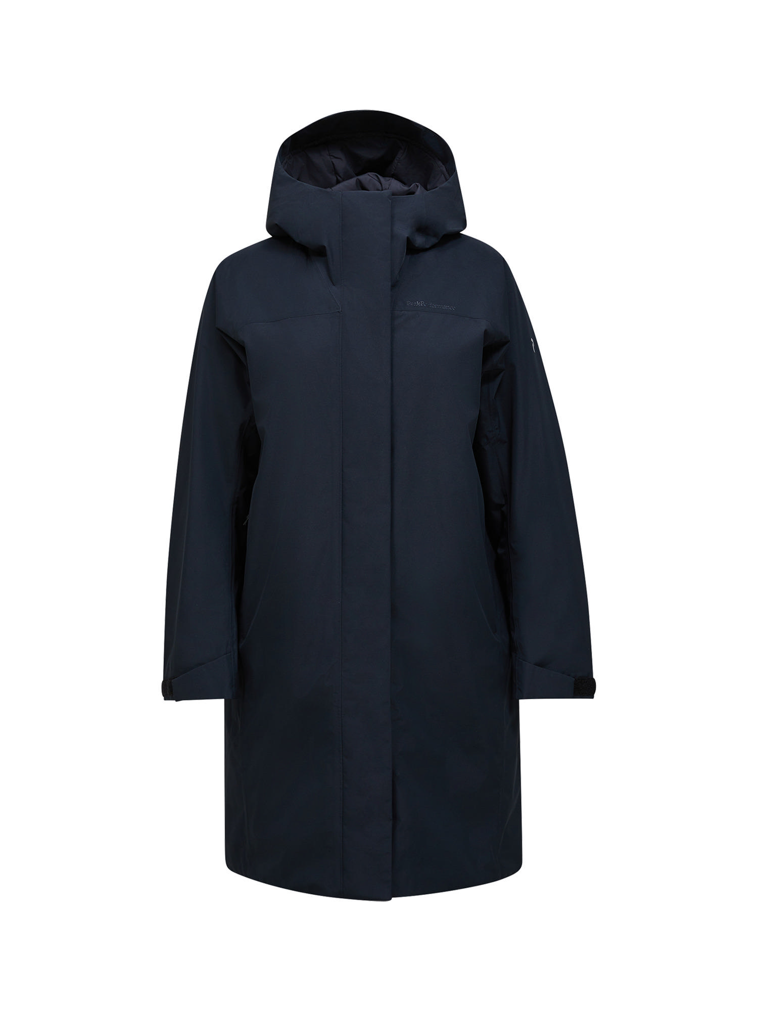  Peak ×DOORS WeatherLight Parka L PEAK PERFORMANCE W Treeline Insulated Parka BLACK Dame | Intersport.no