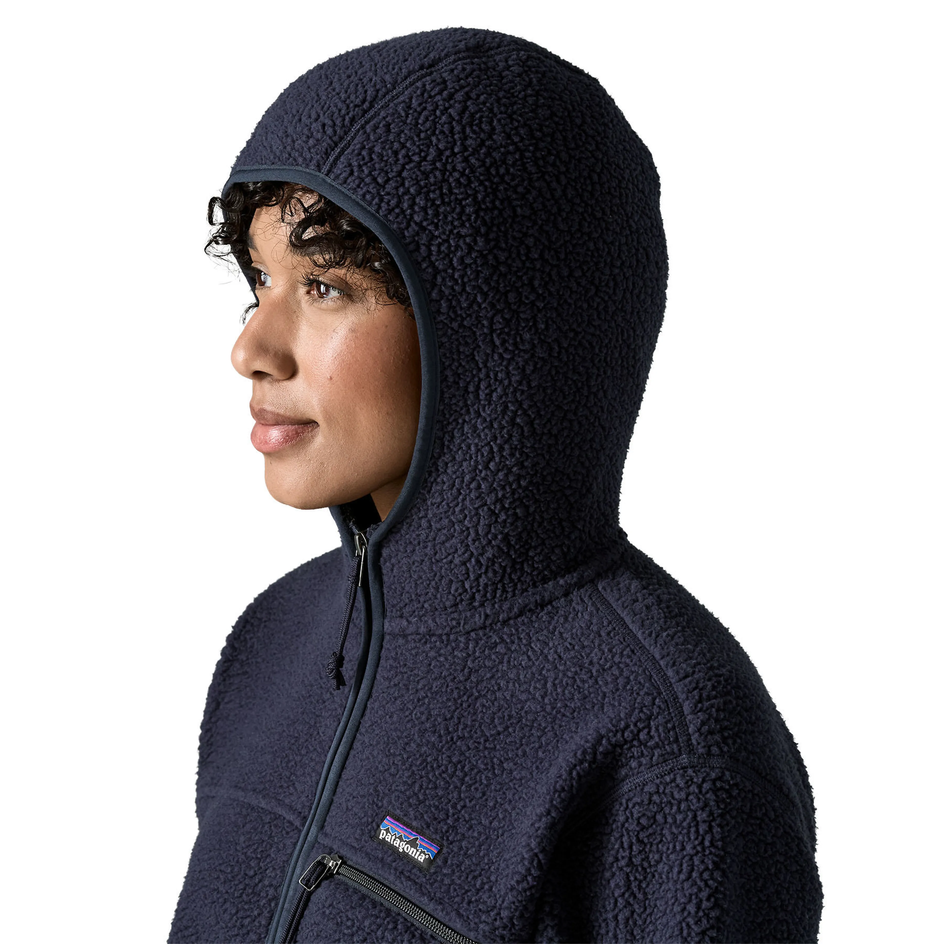 W Retro Pile Hoody