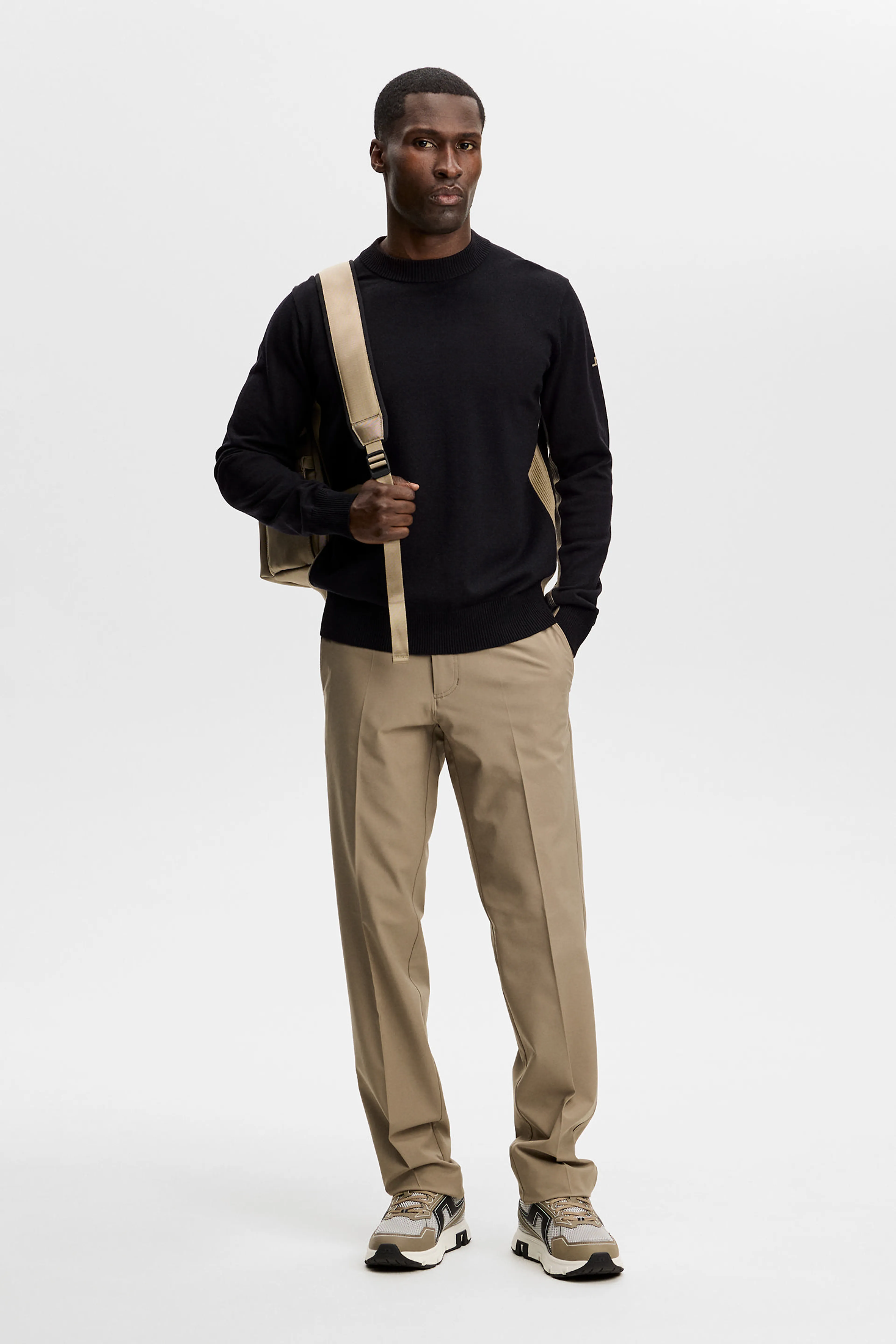 Chester Side Stripe Knit Crew