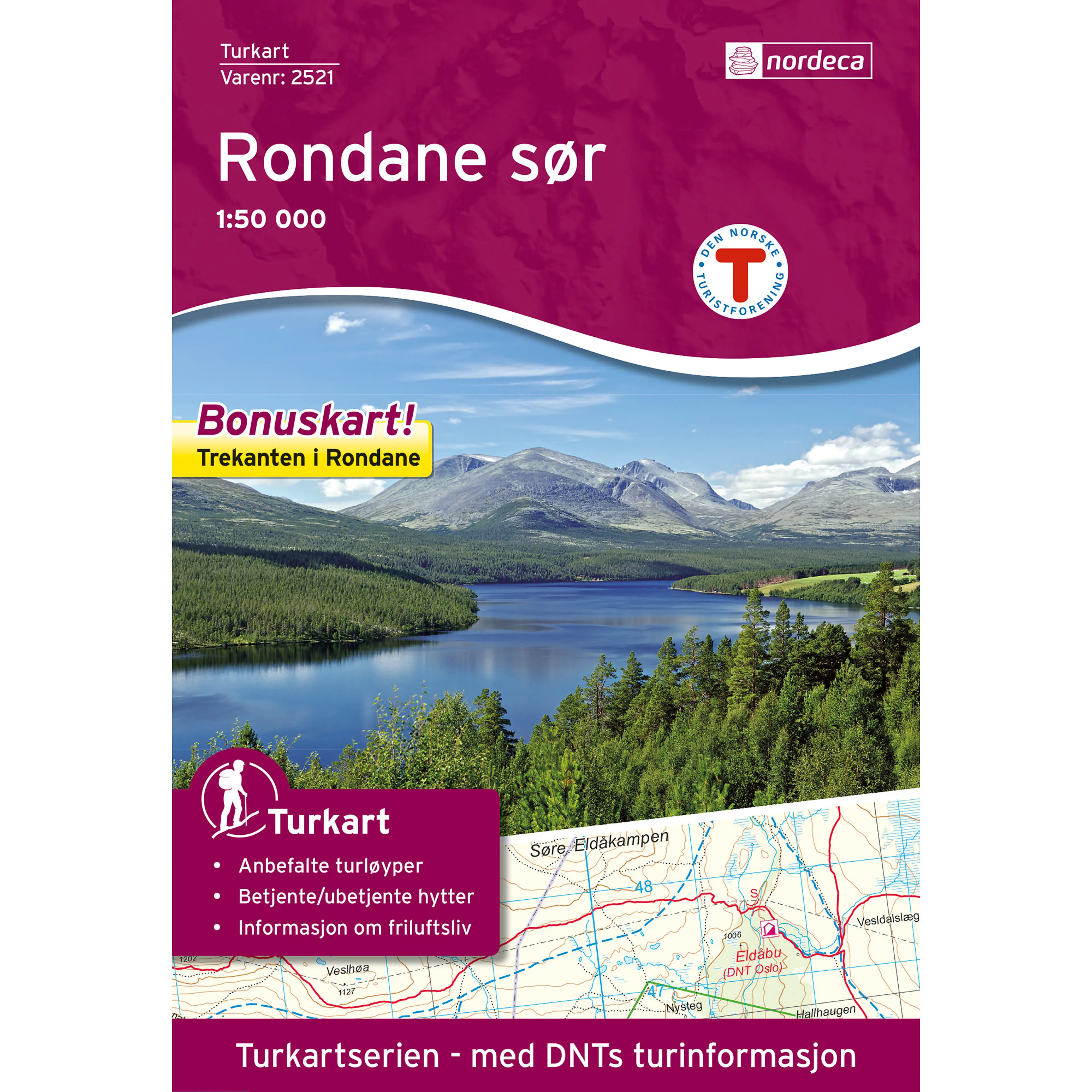 Rondane Sør 1:50 000