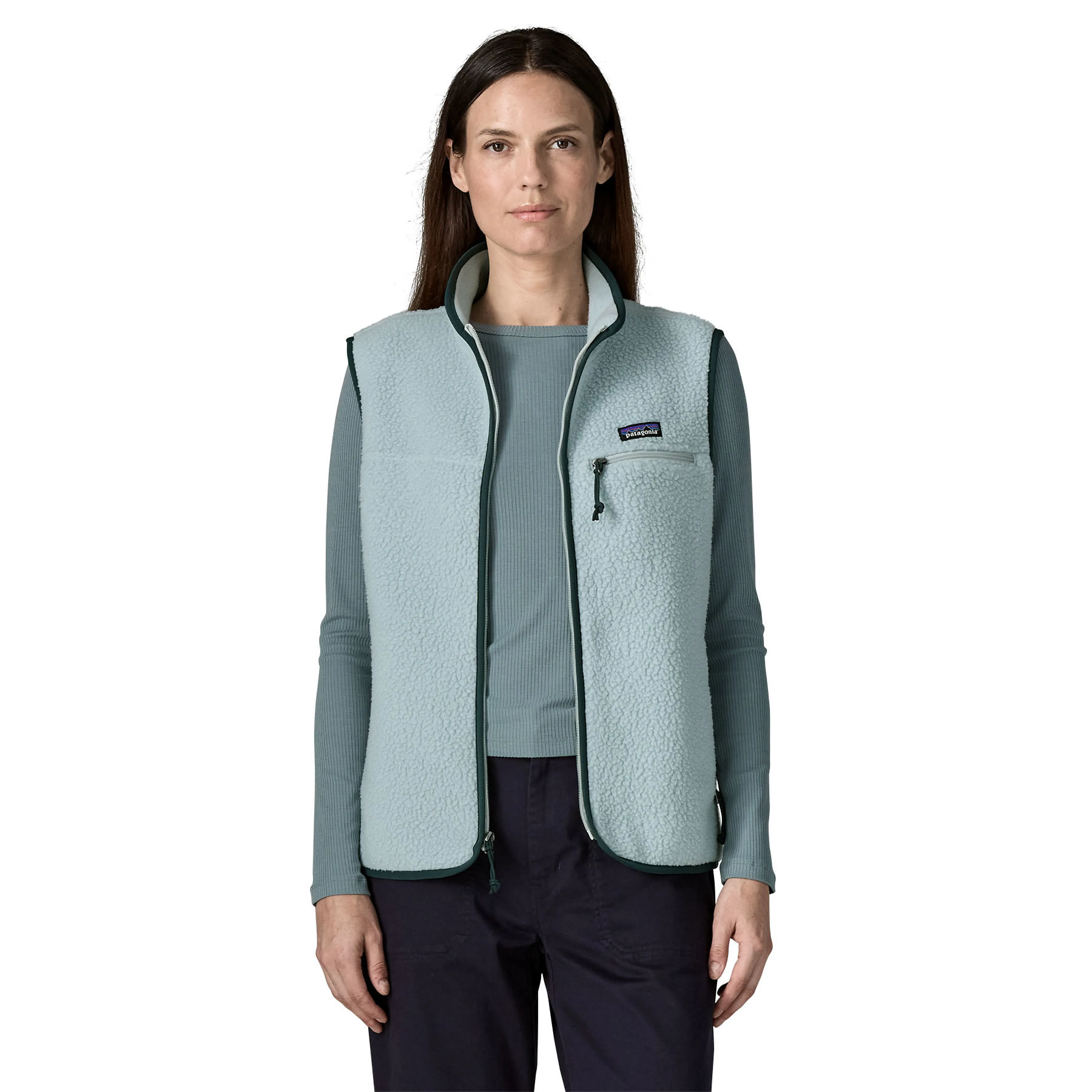 W Retro Pile Vest