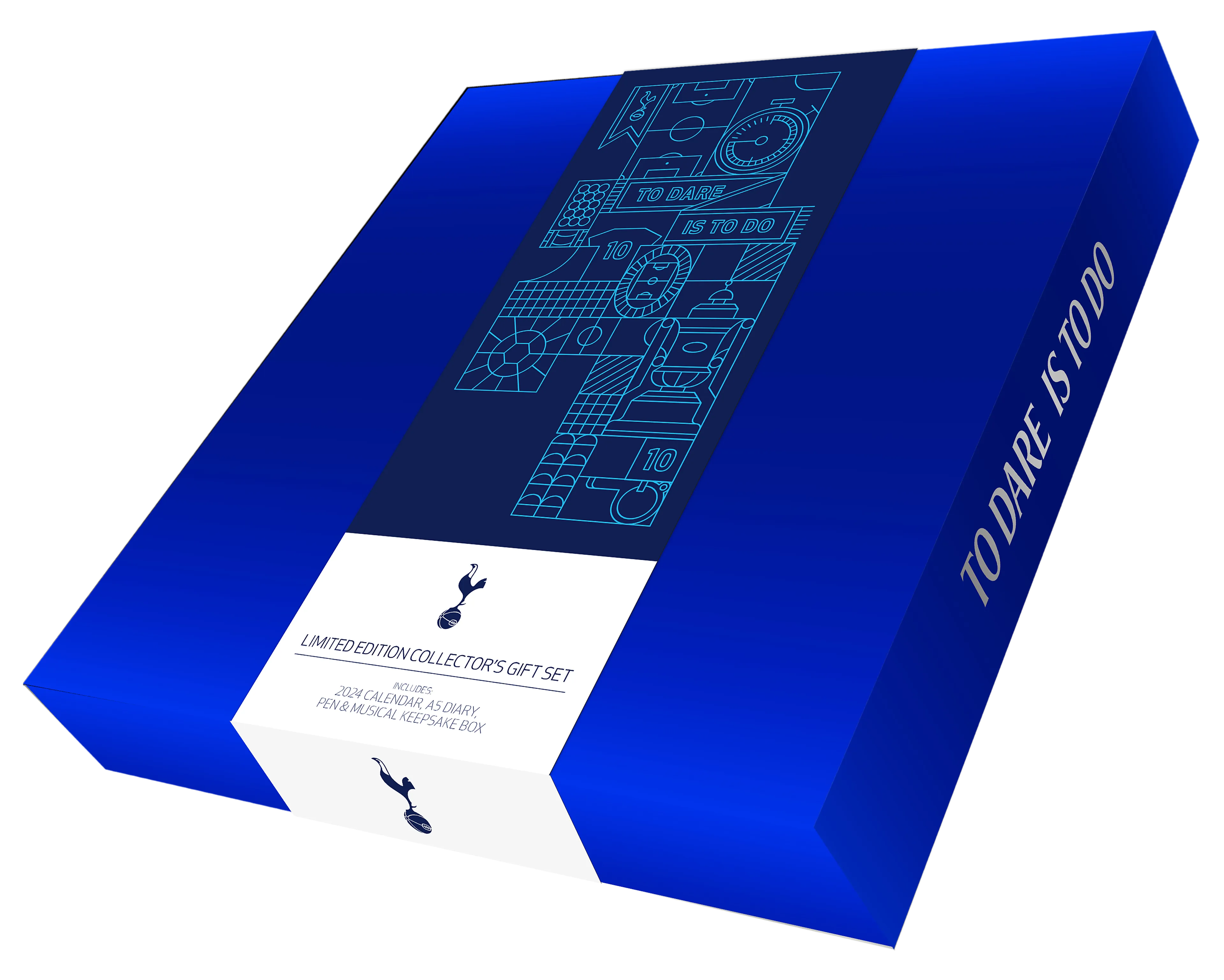 TOTTENHAM HOTSPUR  FC 2024 KALENDER & DAGBOK, MUSIKK GIFT BOKS