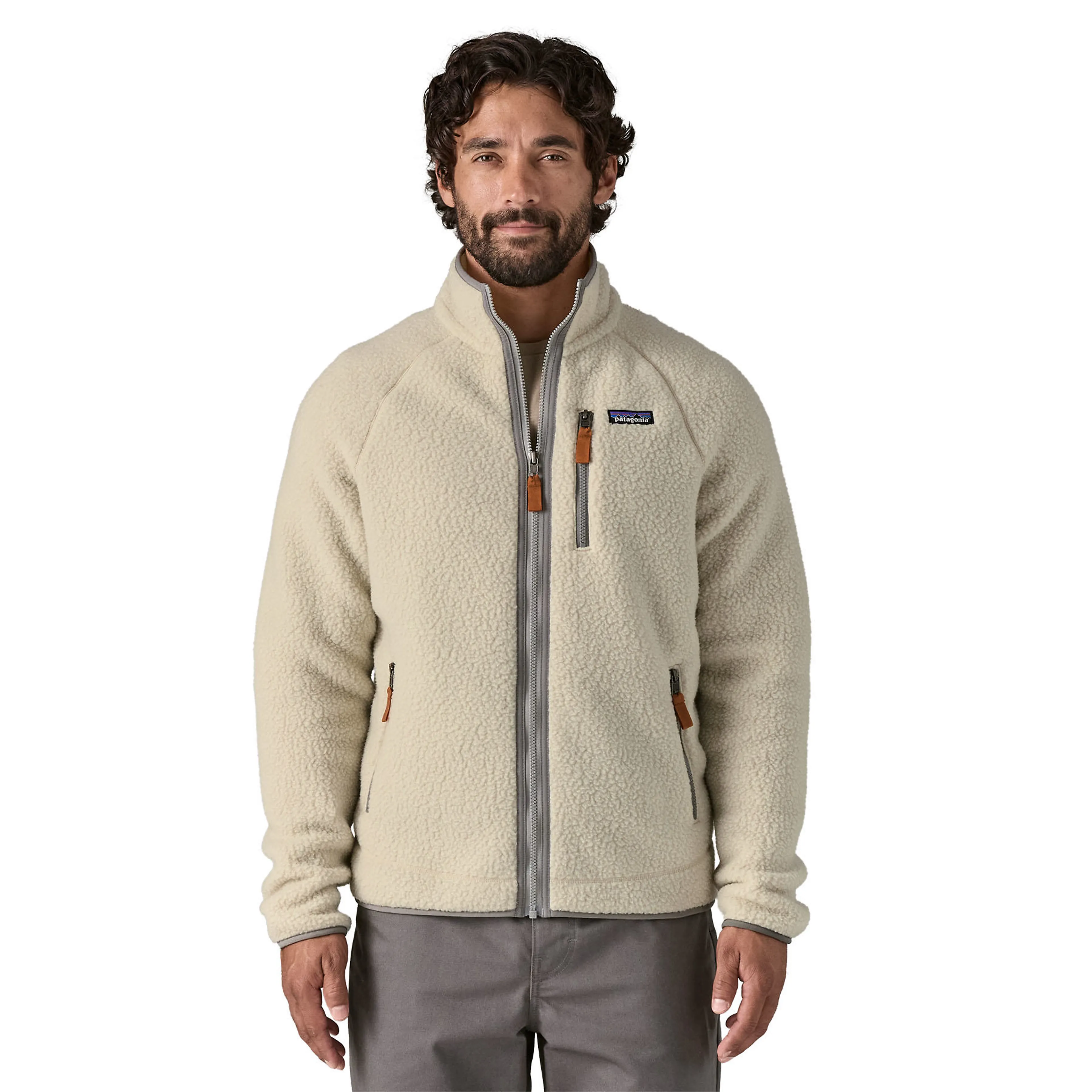 Retro Fleece Jakke herre