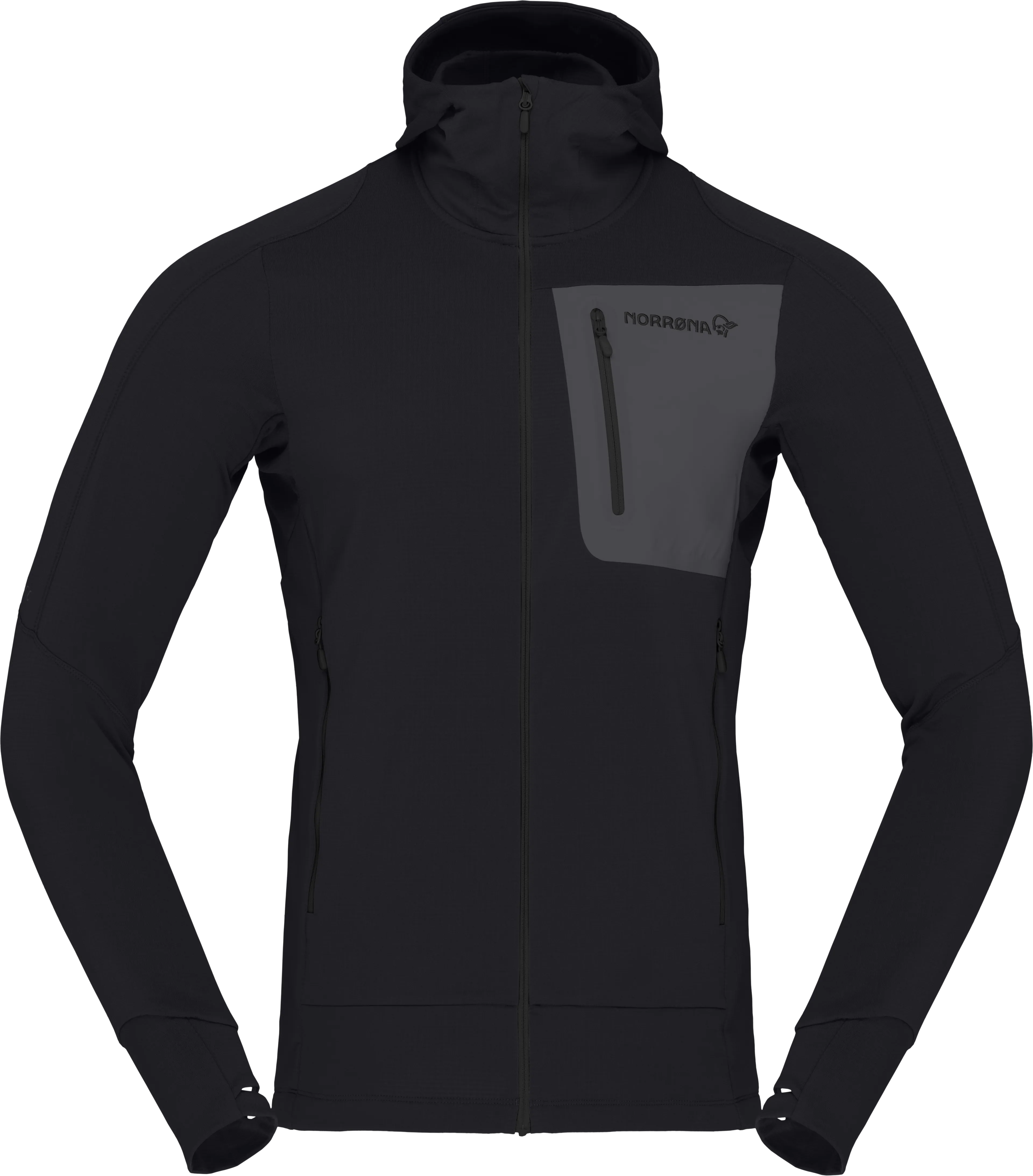 falketind Power Grid Zip Hood M's