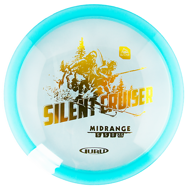 Glacier Line Midrange Silent Cruiser, 170-175g, midrange frisbeegolf blue