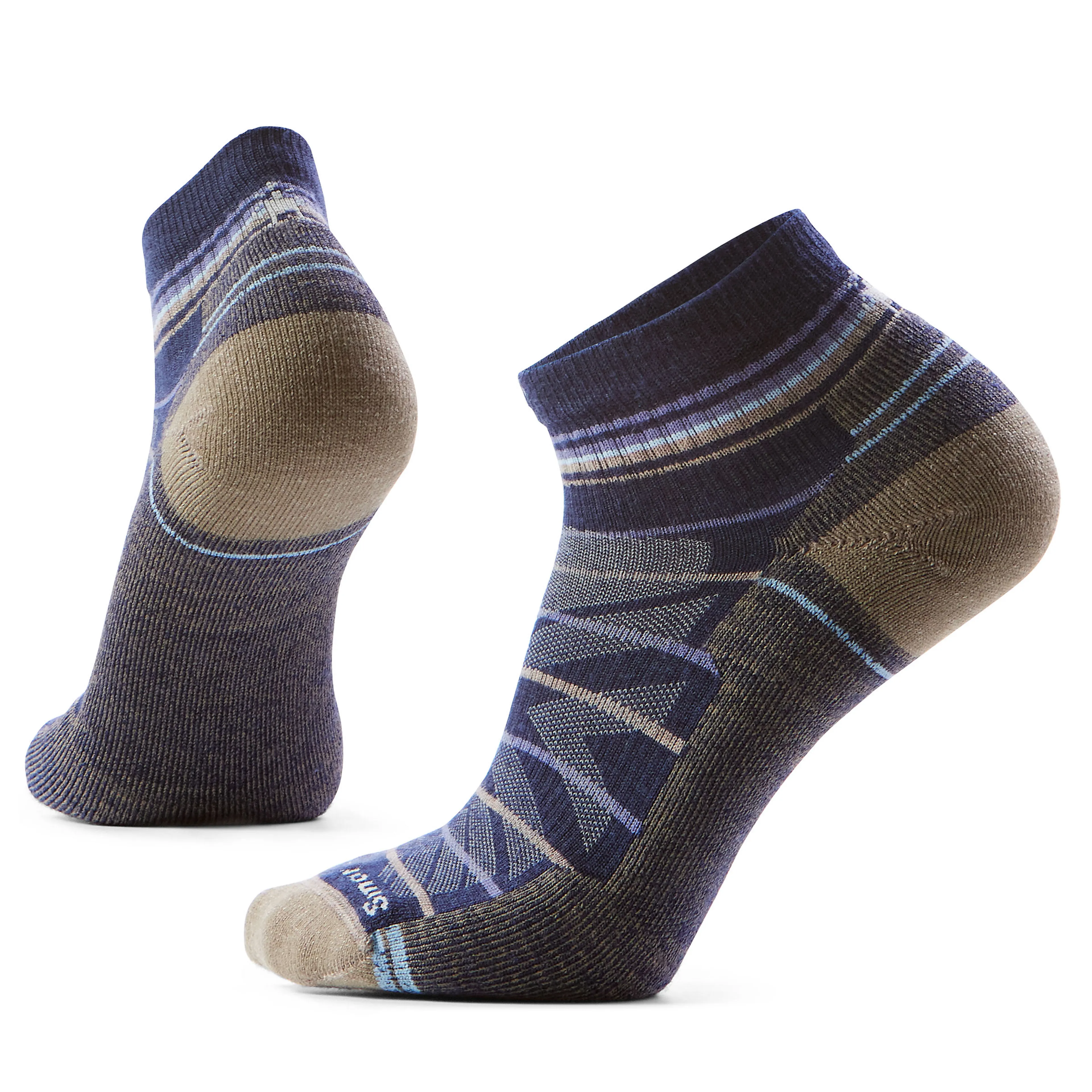 Hike Light Cushion Pattern Ankle Socks