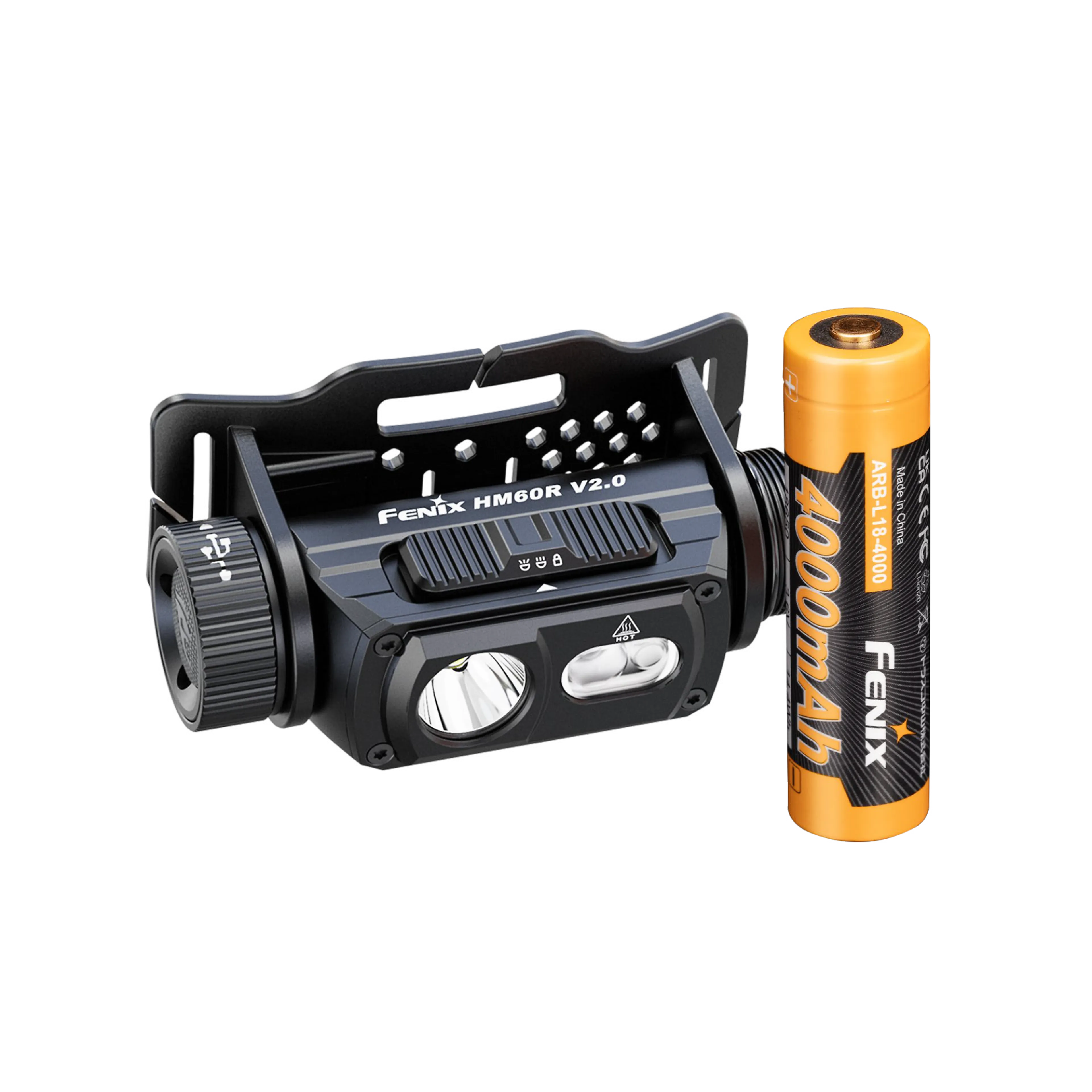 HM60R HODELYKT 1200LM USB-C m.batteri