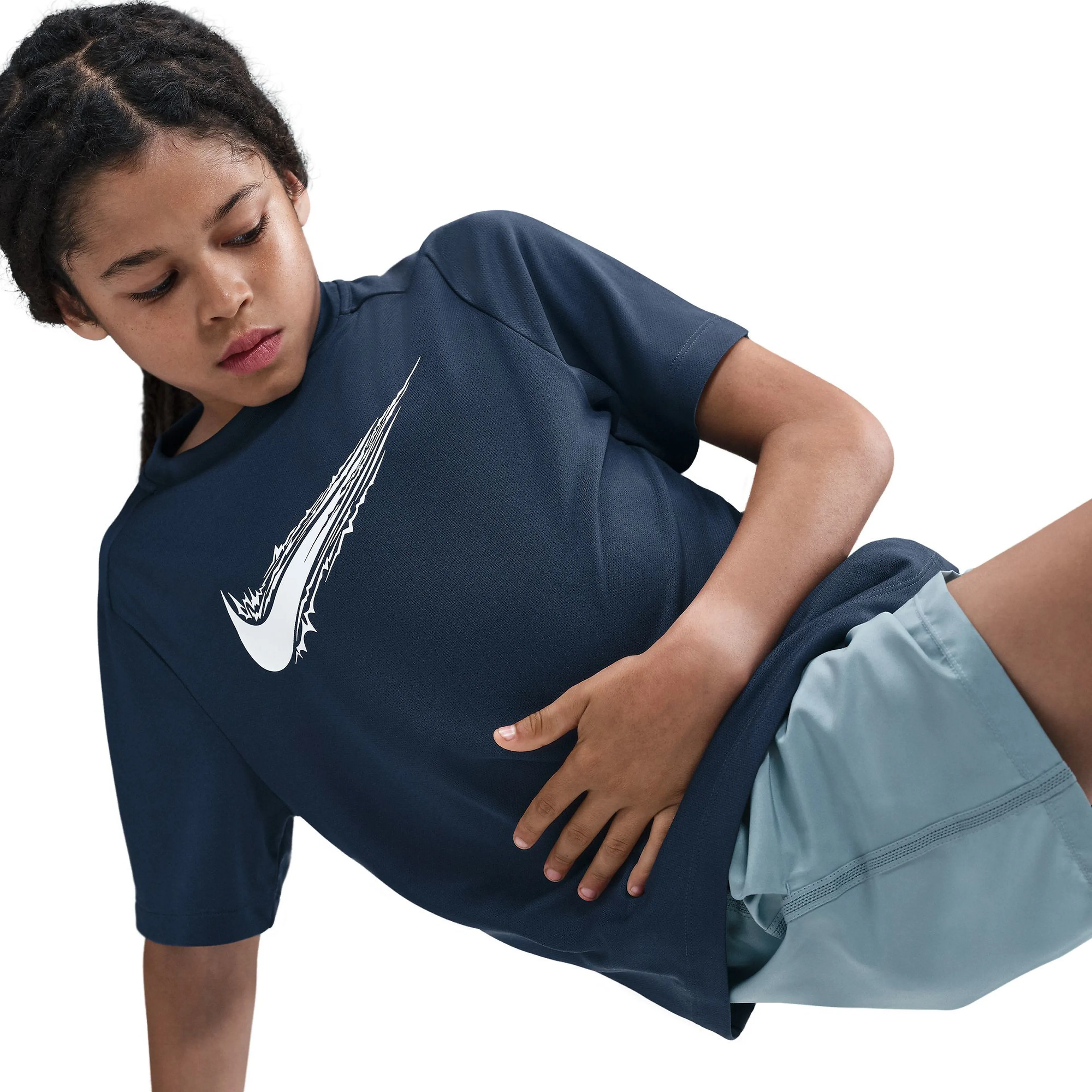 Multi Big Kids' Dri-FIT Short-Sleeve Top