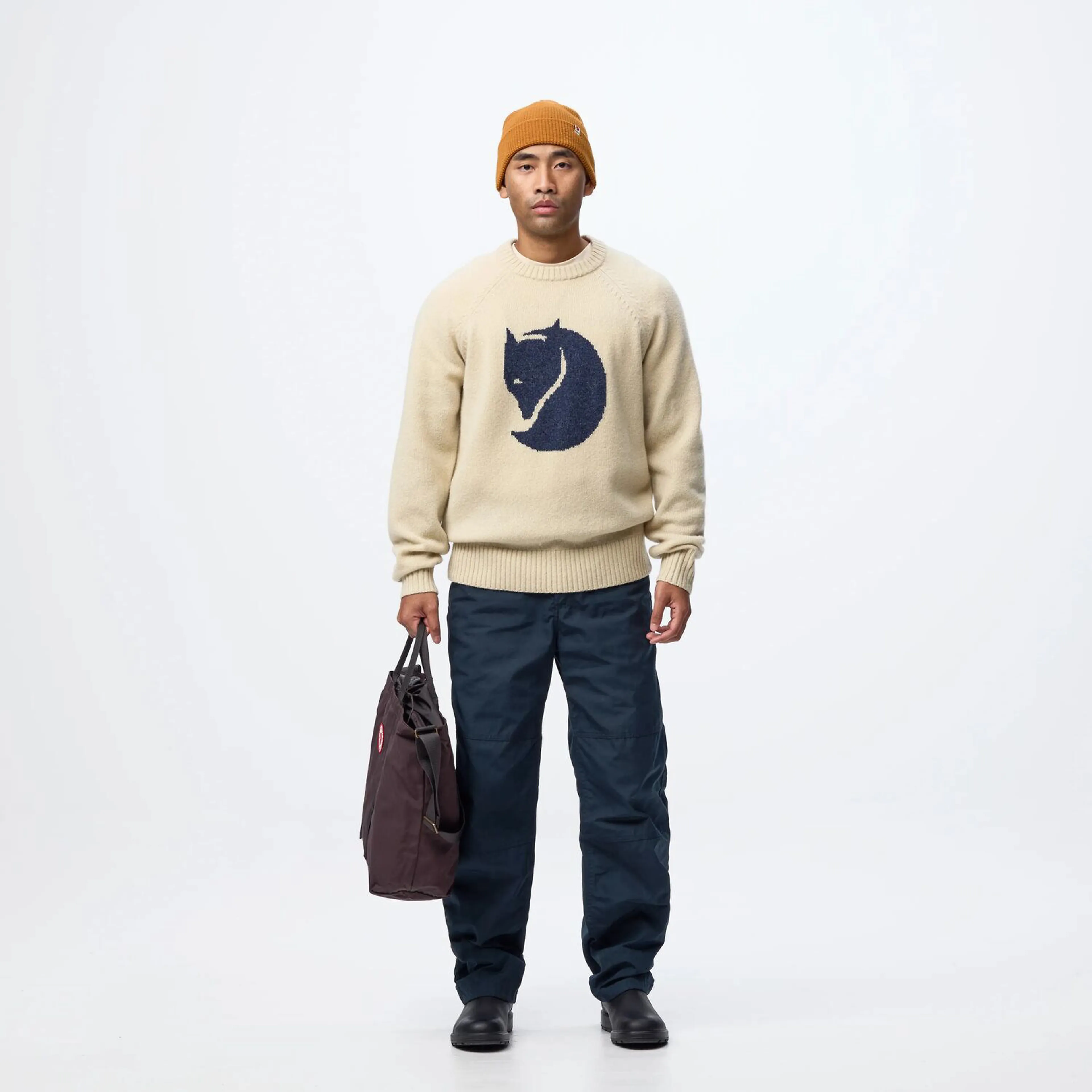 Fjällräven Logo Knit Sweater M