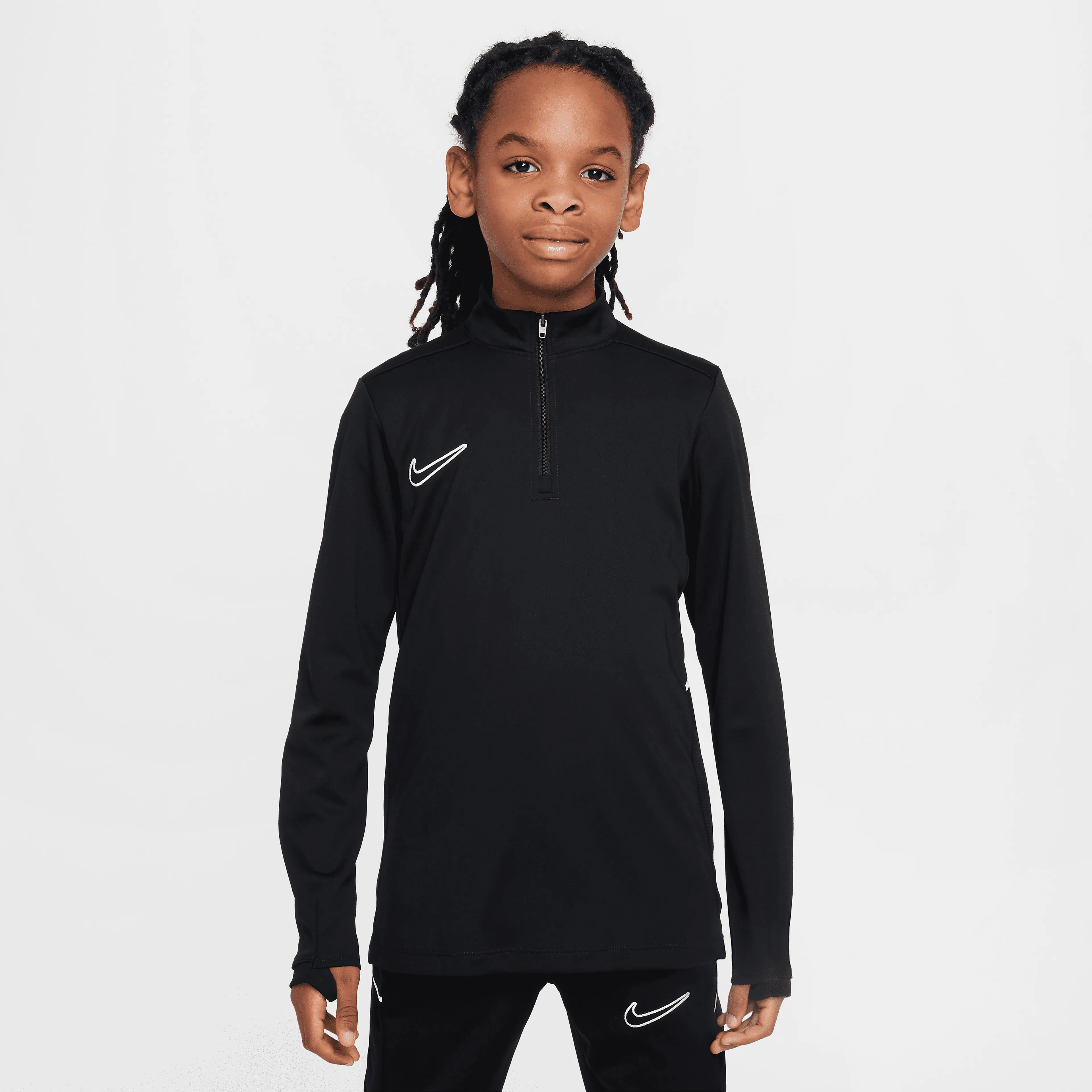 Academy Big Kids' Dri-FIT Long-Sleeve 1/4-Zip Soccer Drill Top Academy Big Kids' Dri-FIT Long-Sleeve 1/4-Zip Soccer Drill Top