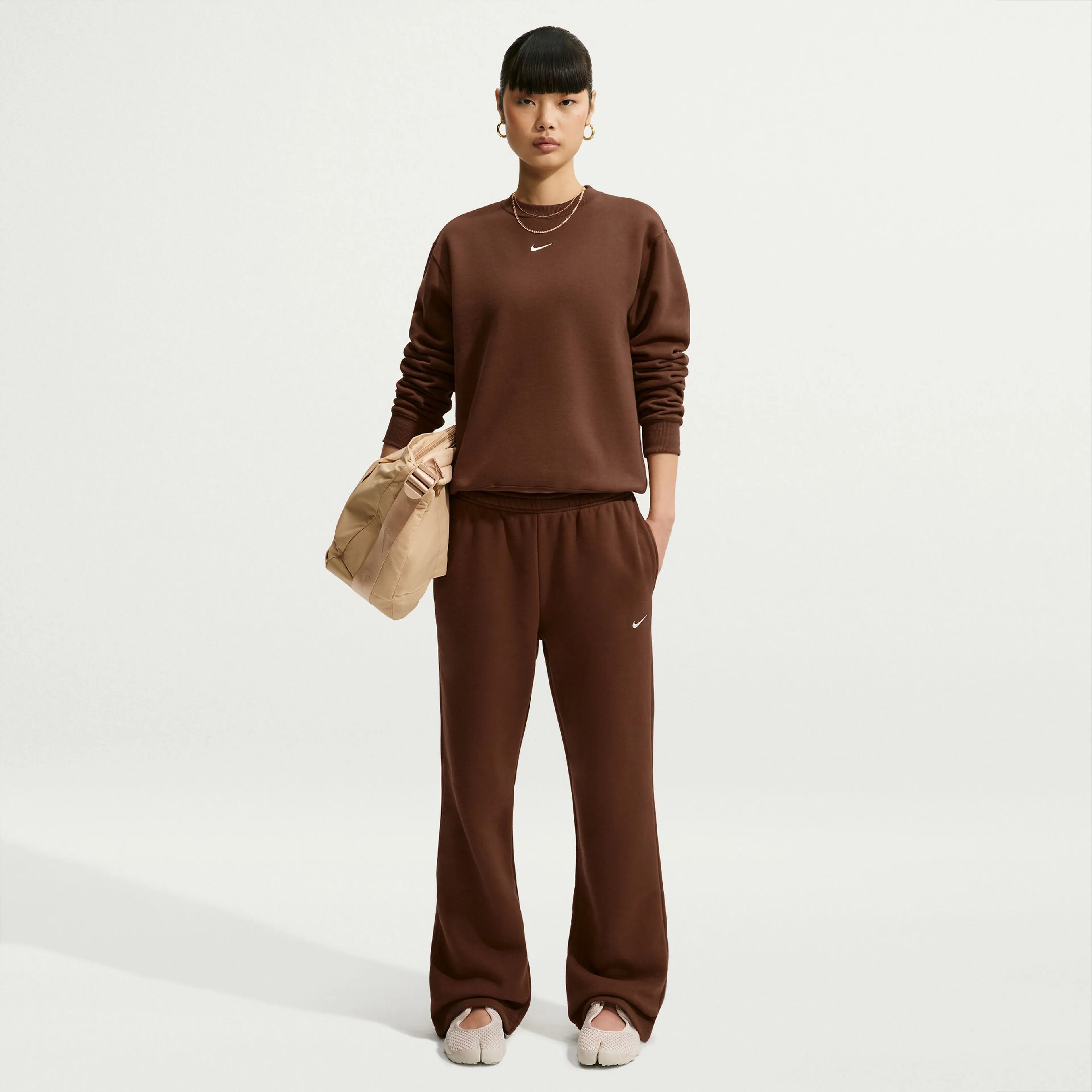  Studio Fleece Medium Weight Women's Mid-Rise Open-Hem Pants