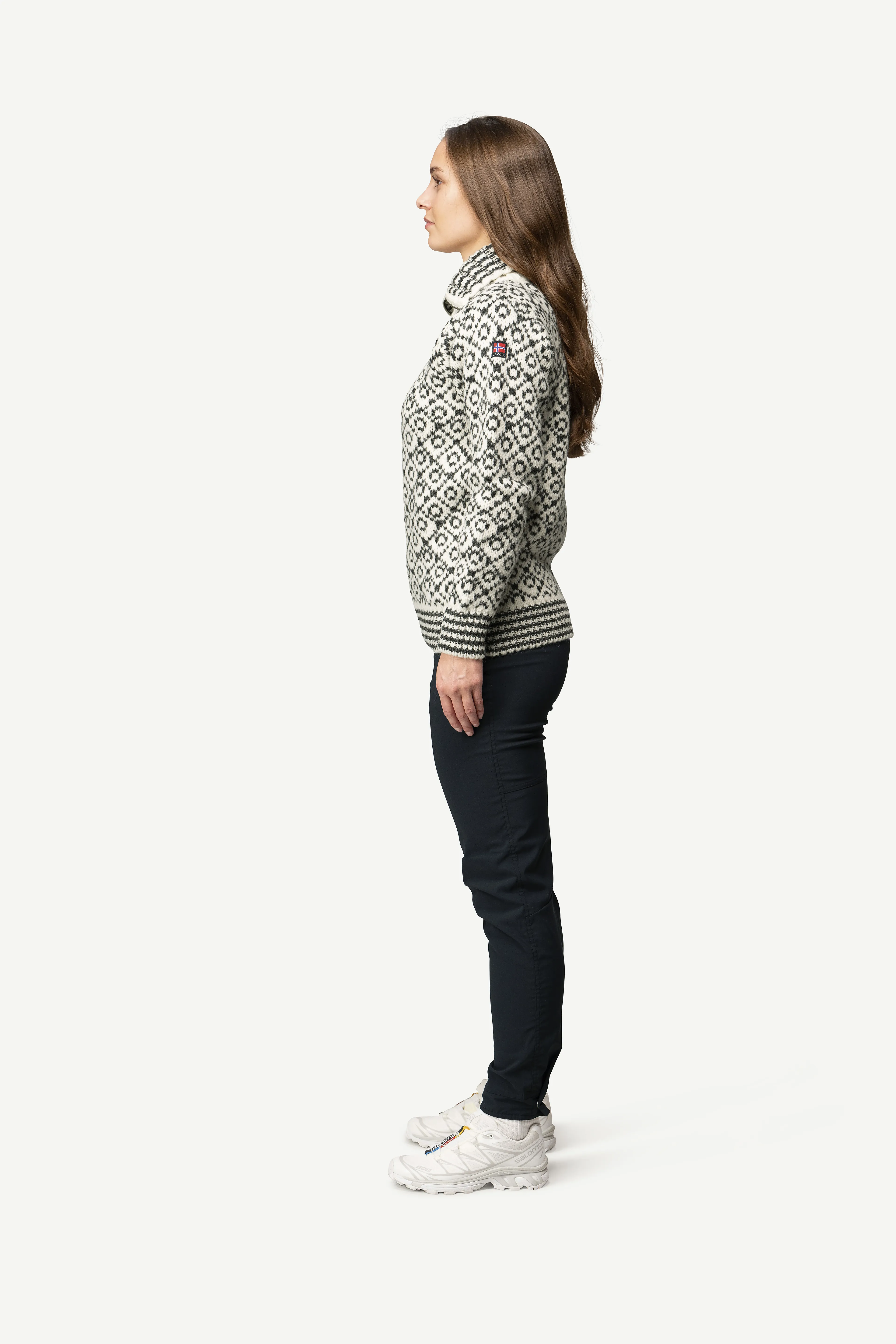 SVALBARD strikkegenser ZIP-NECK unisex
