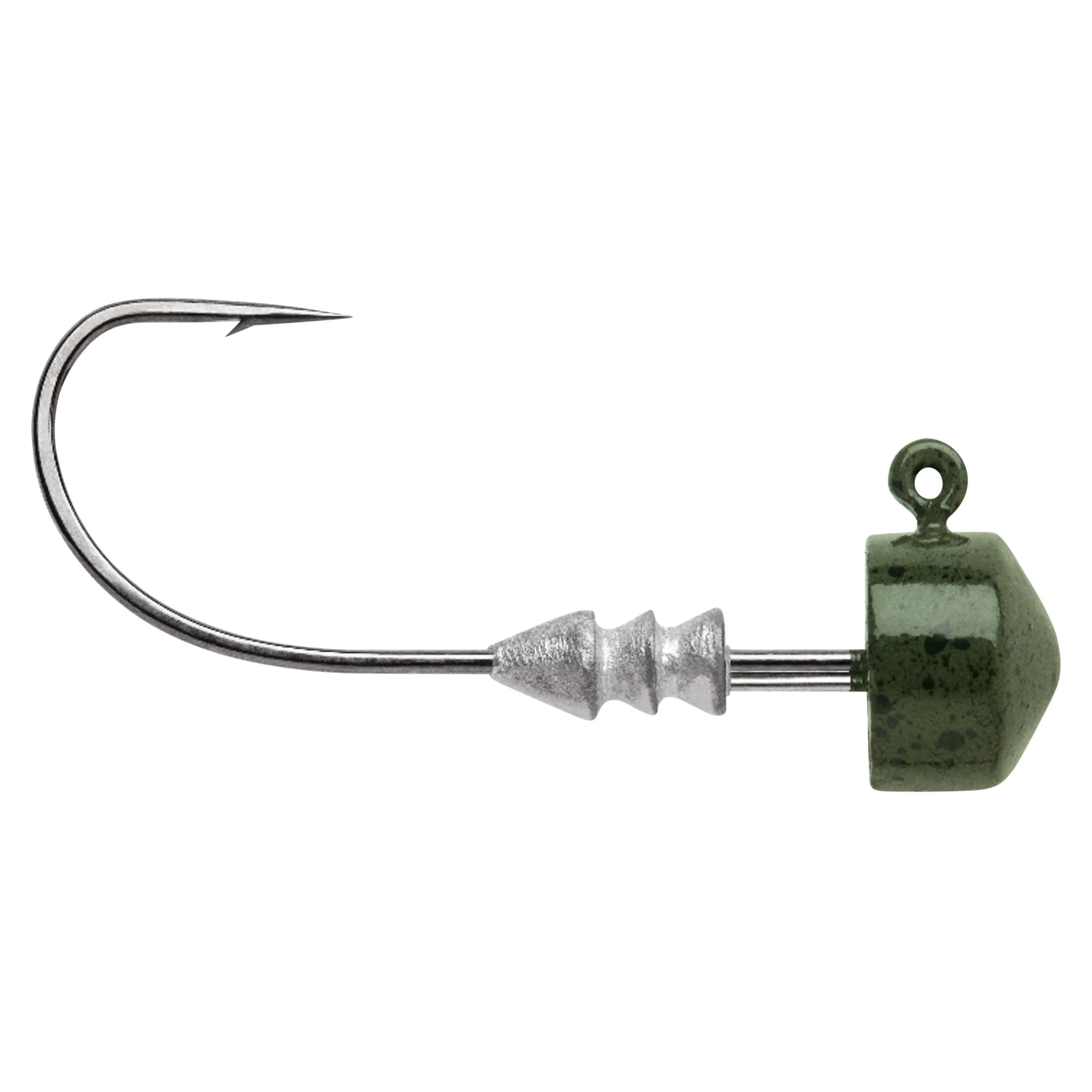 Ned Rig Jighead Green Pumpkin 4p 3,5g #1/0