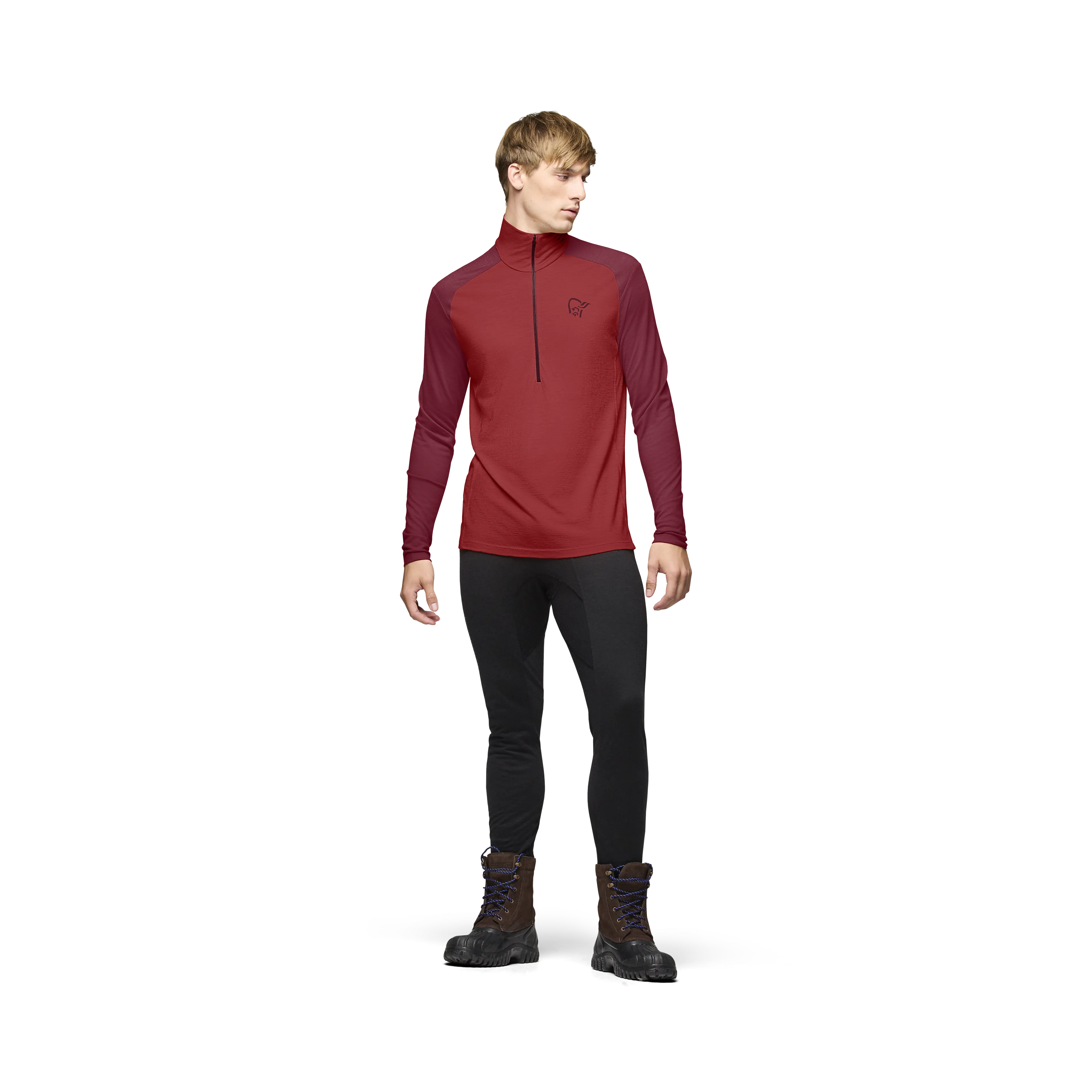 femund pureUll Zip Neck M's