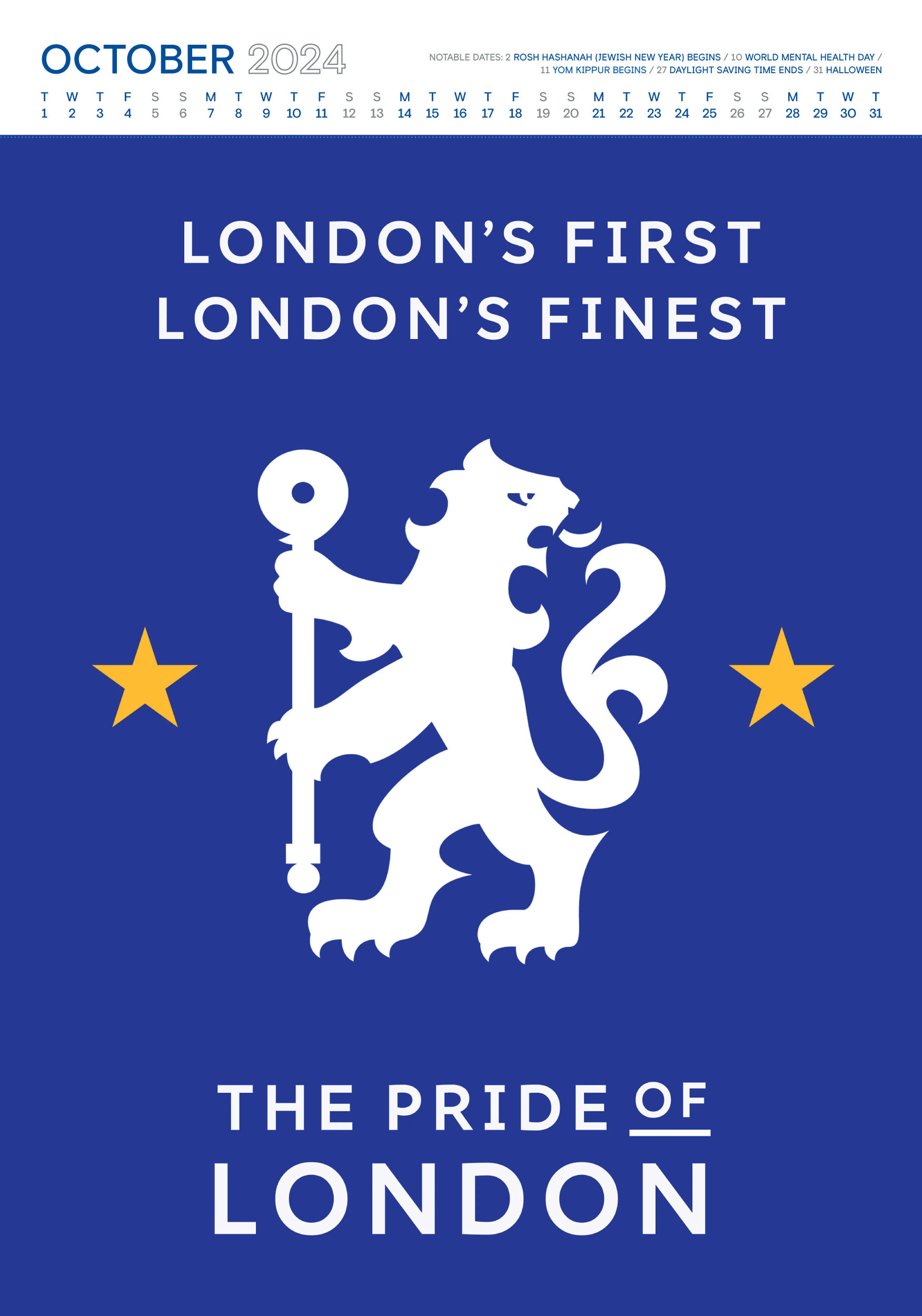 CHELSEA FC 2024 A3 KALENDER