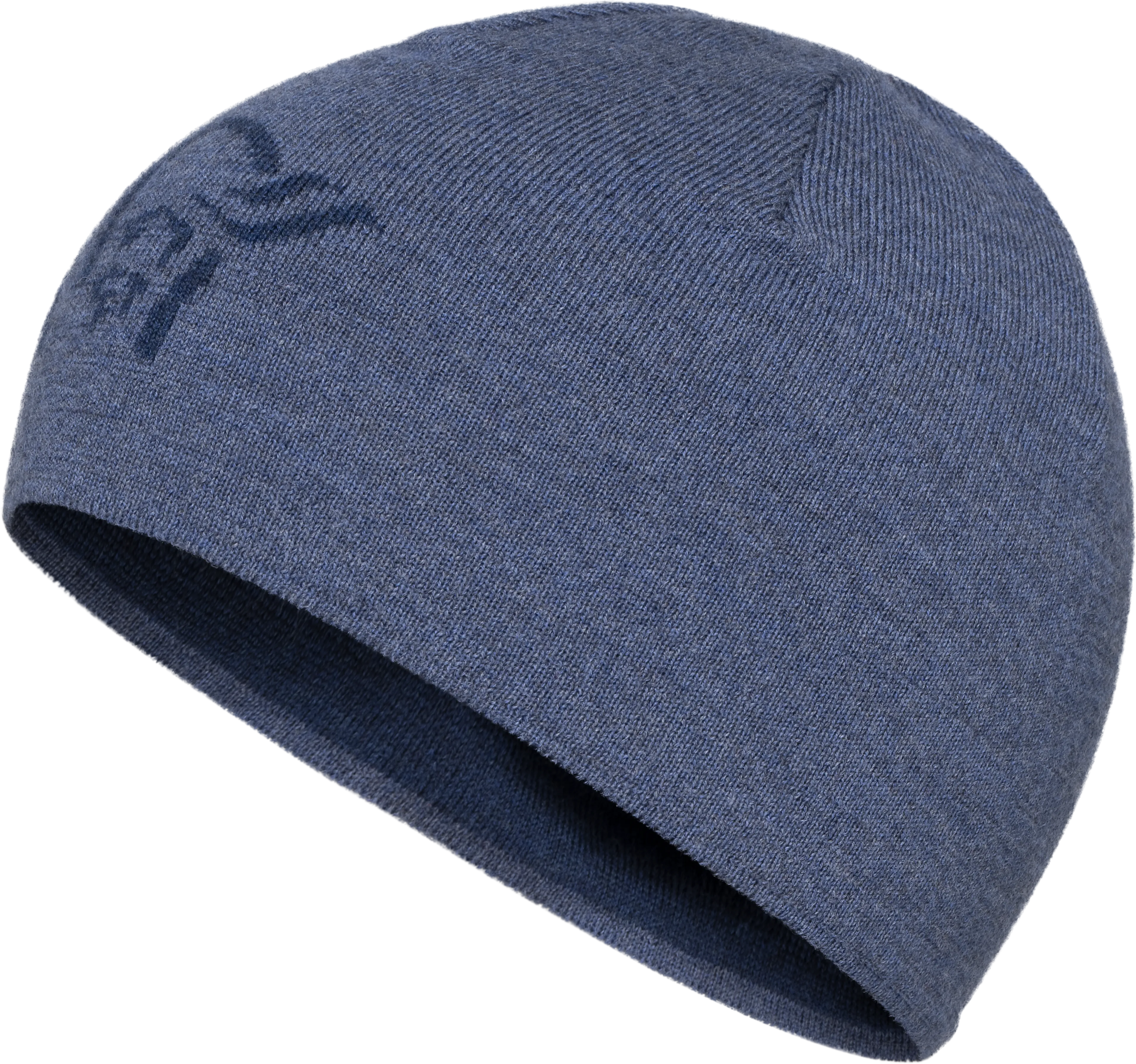 /29 light merinoUll logo Beanie