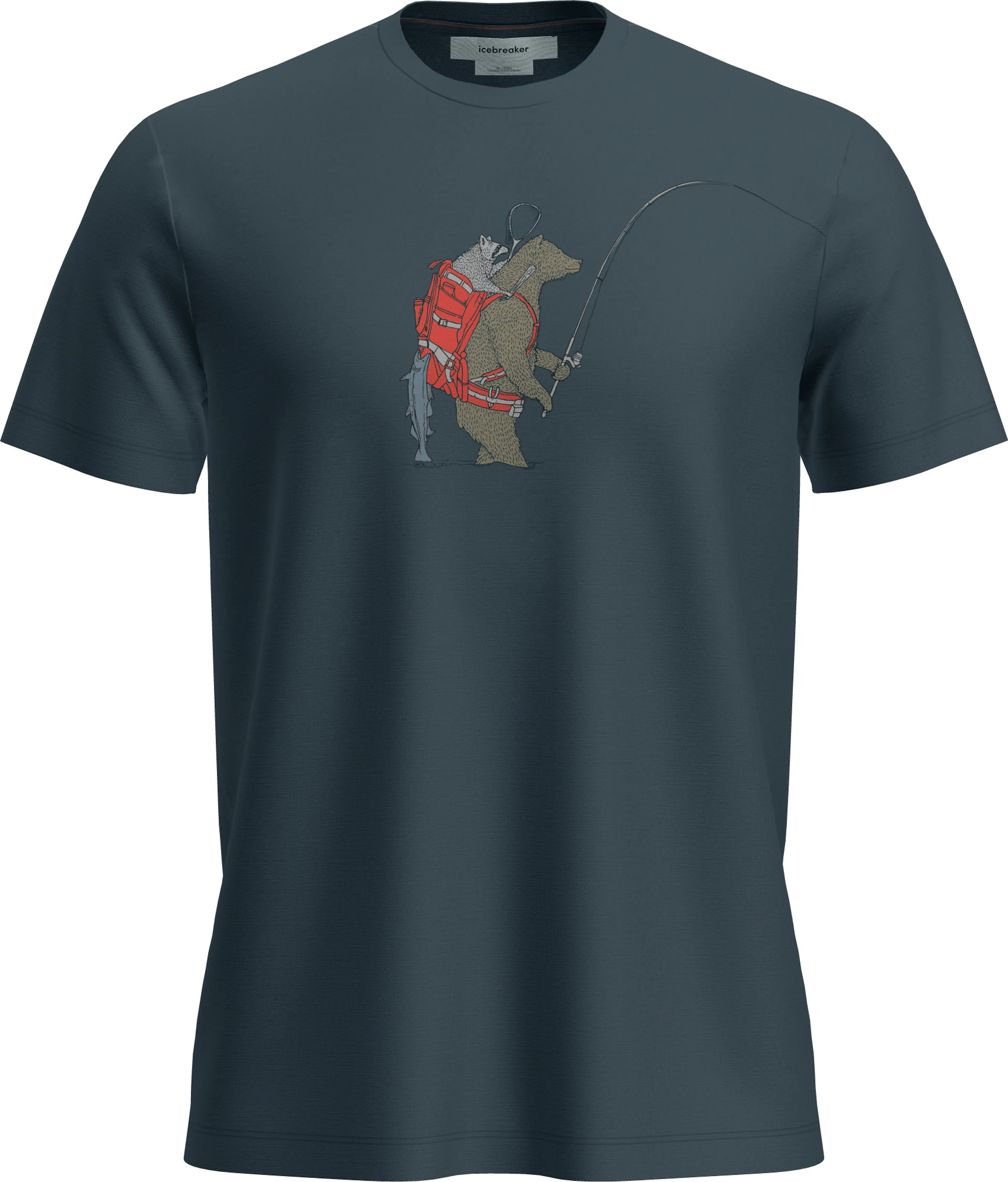M Mer 150 Tech Lite SS Tee Bear Catch