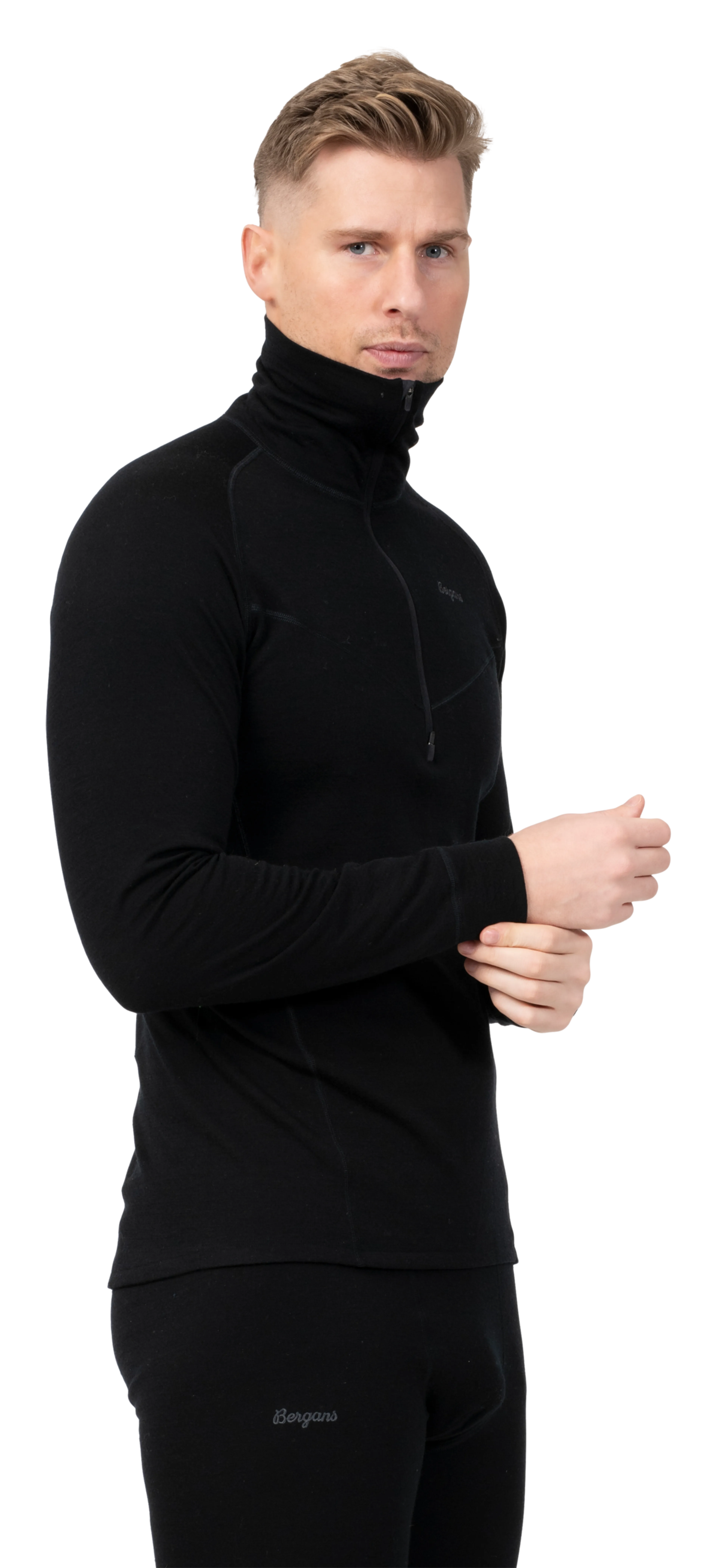 Inner:Dual Merino Half Zip Men