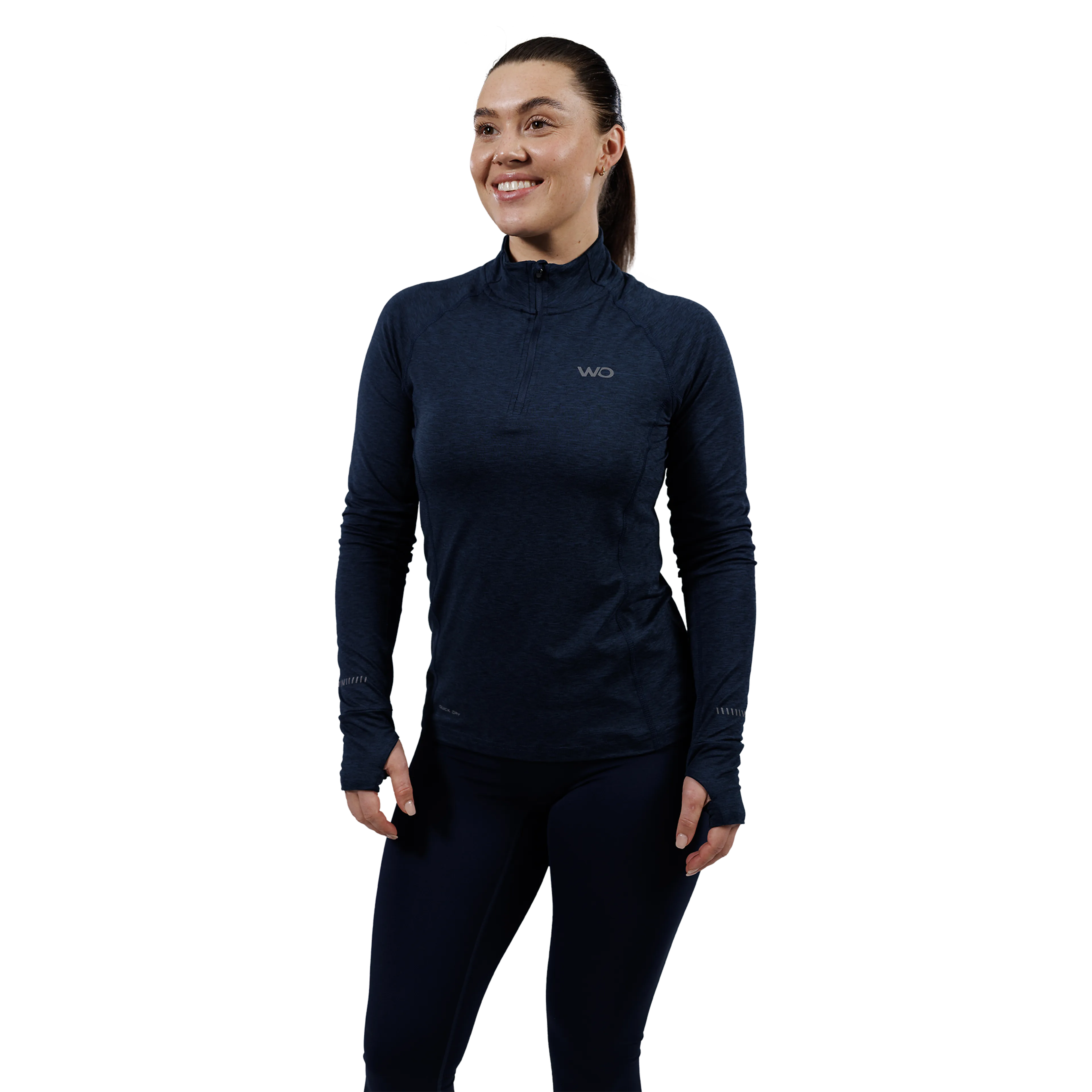 Wolling Melange Performance Midlayer Dame