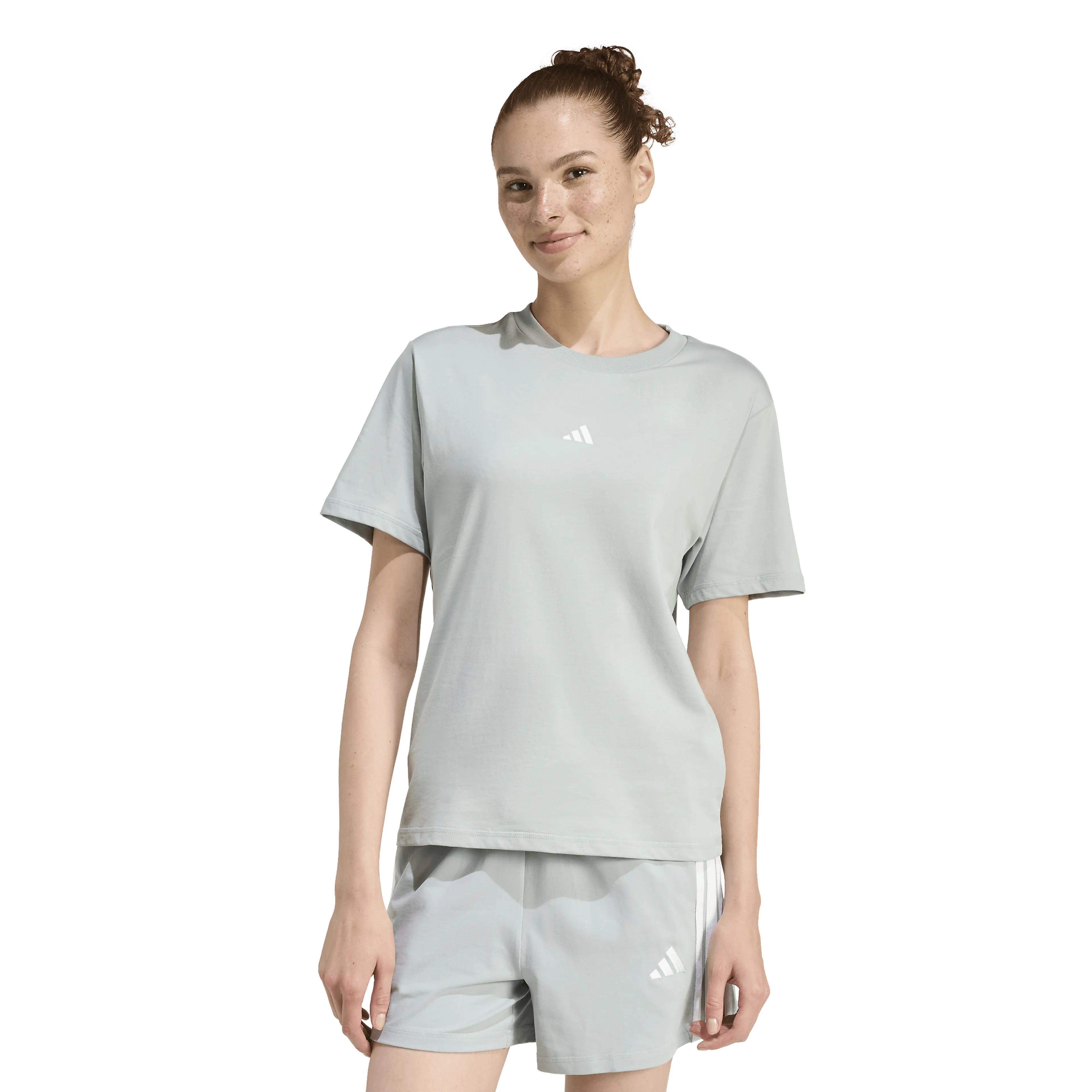 Essentials Small Logo Cotton T-Shirt Dame