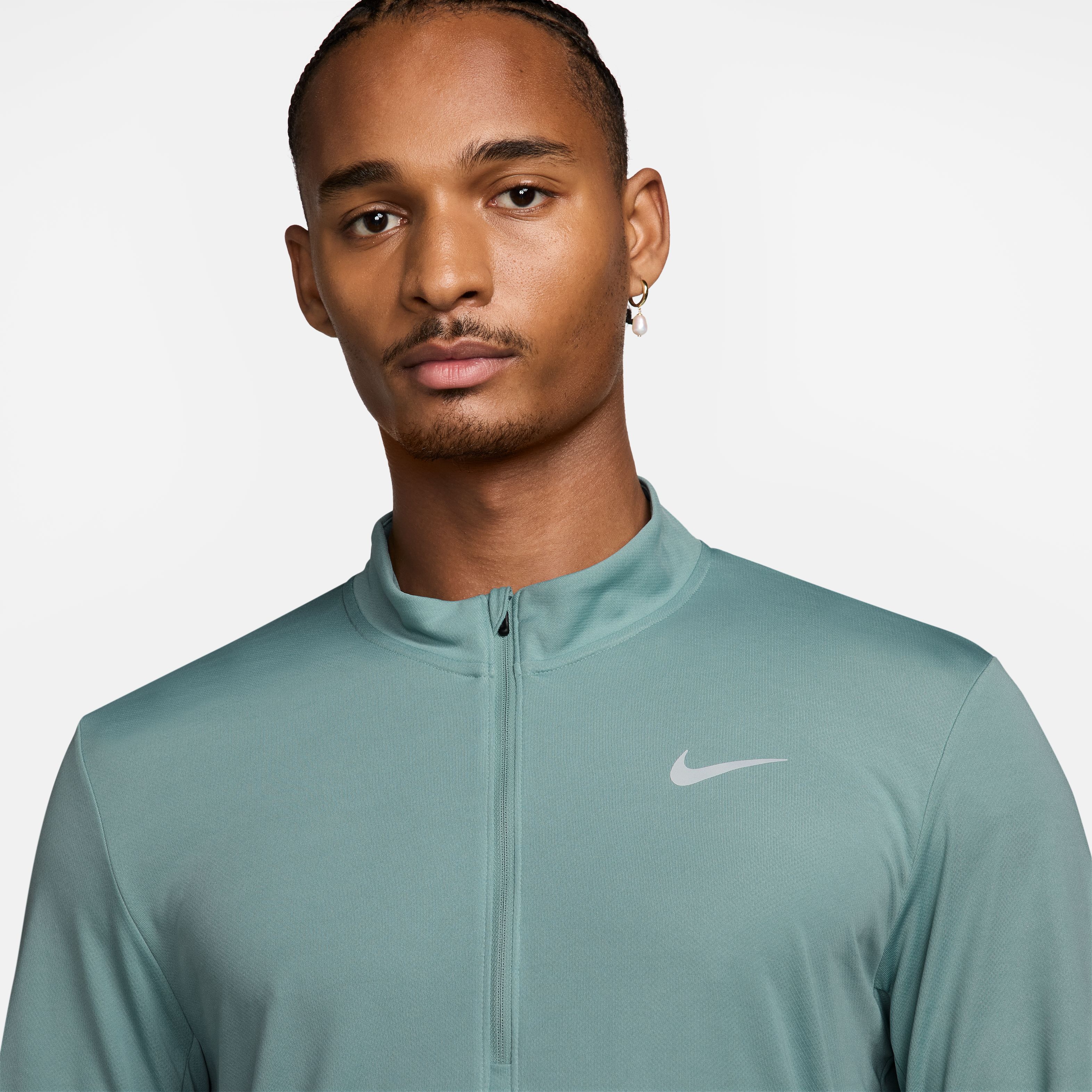 NIKE Nike Pacer Men's Dri-FIT 1/2-Zip Running Top BLACK/REFLECTIVE