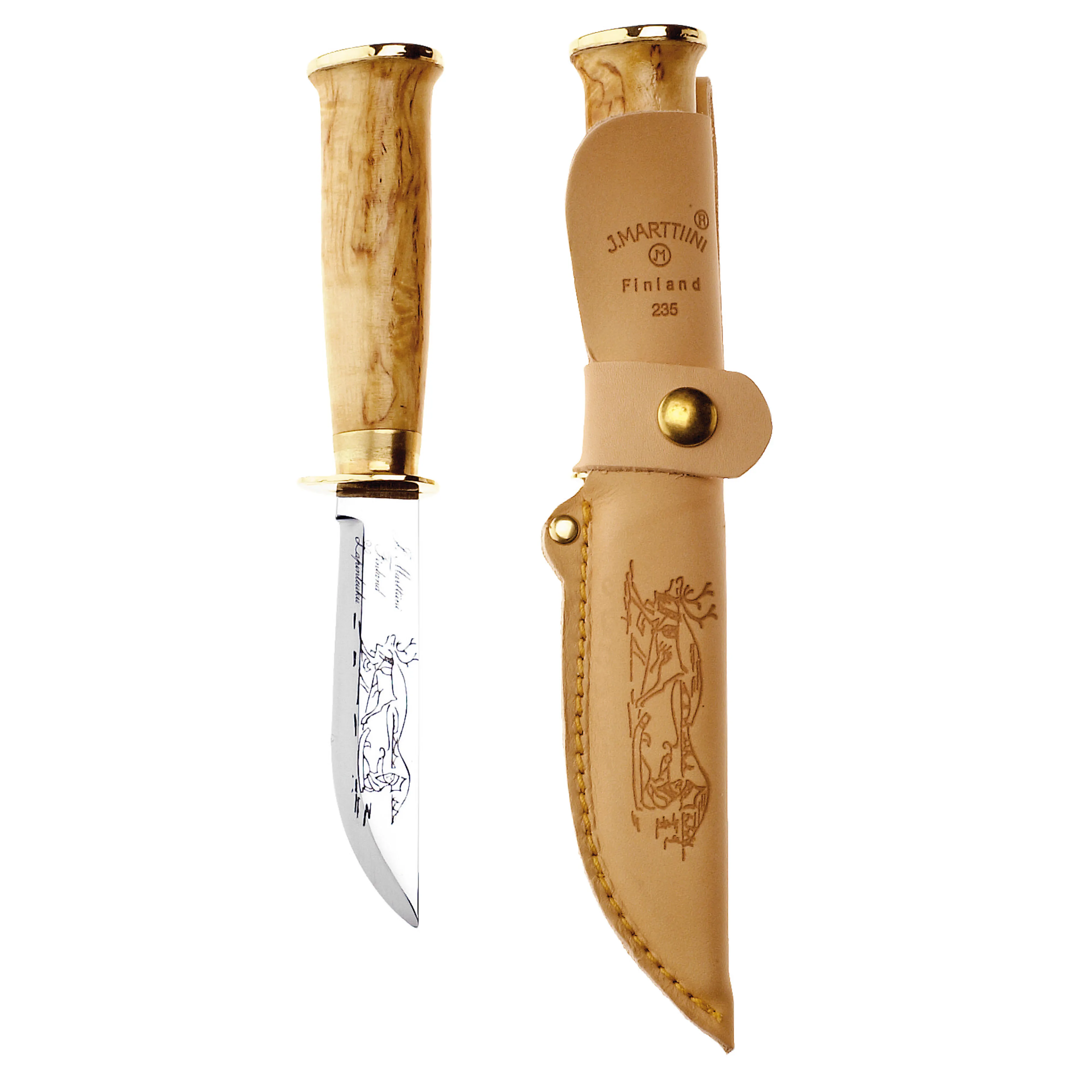 Samekniv 235 m/Fingervern 11cm blad