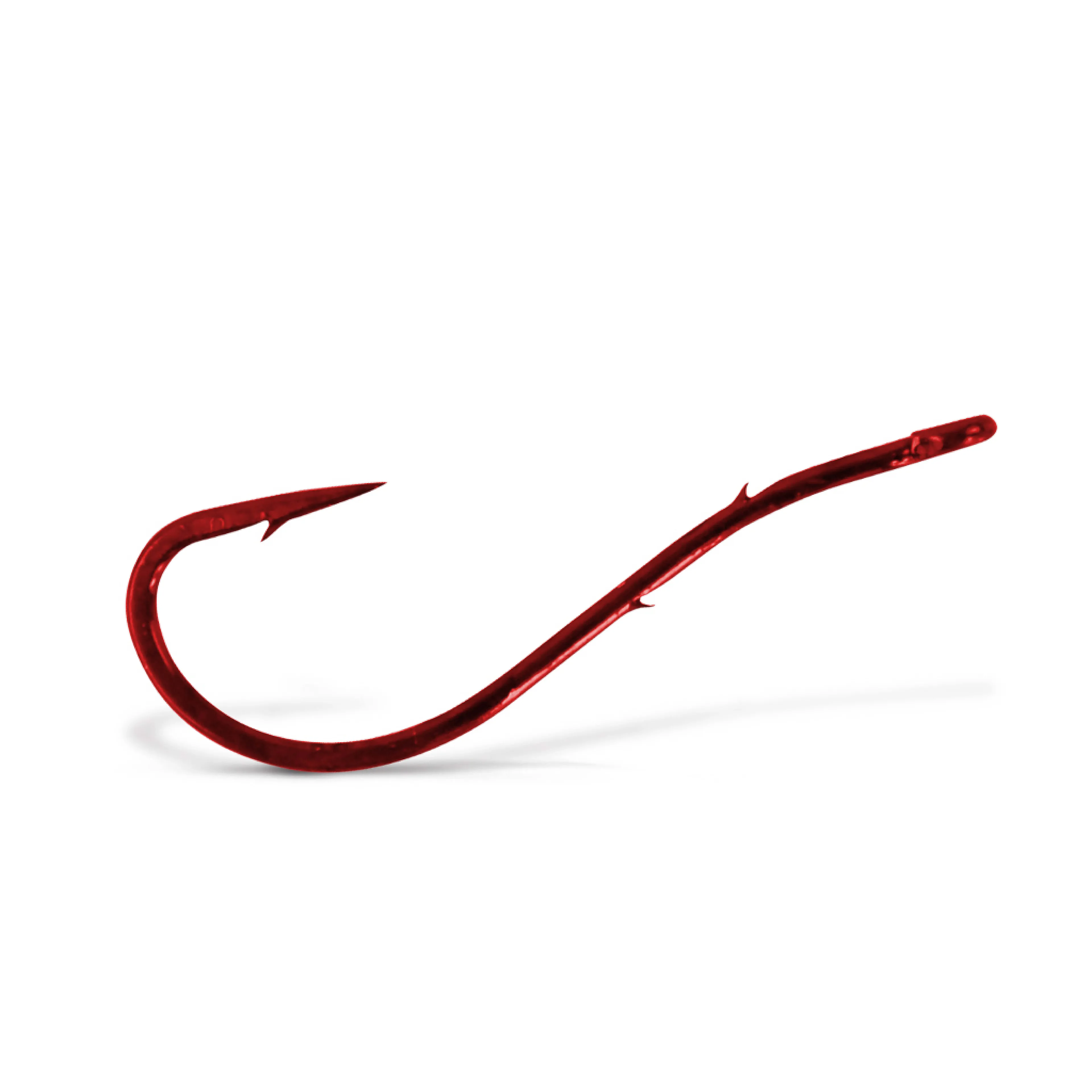 7054TR Worm Hook 10p #6