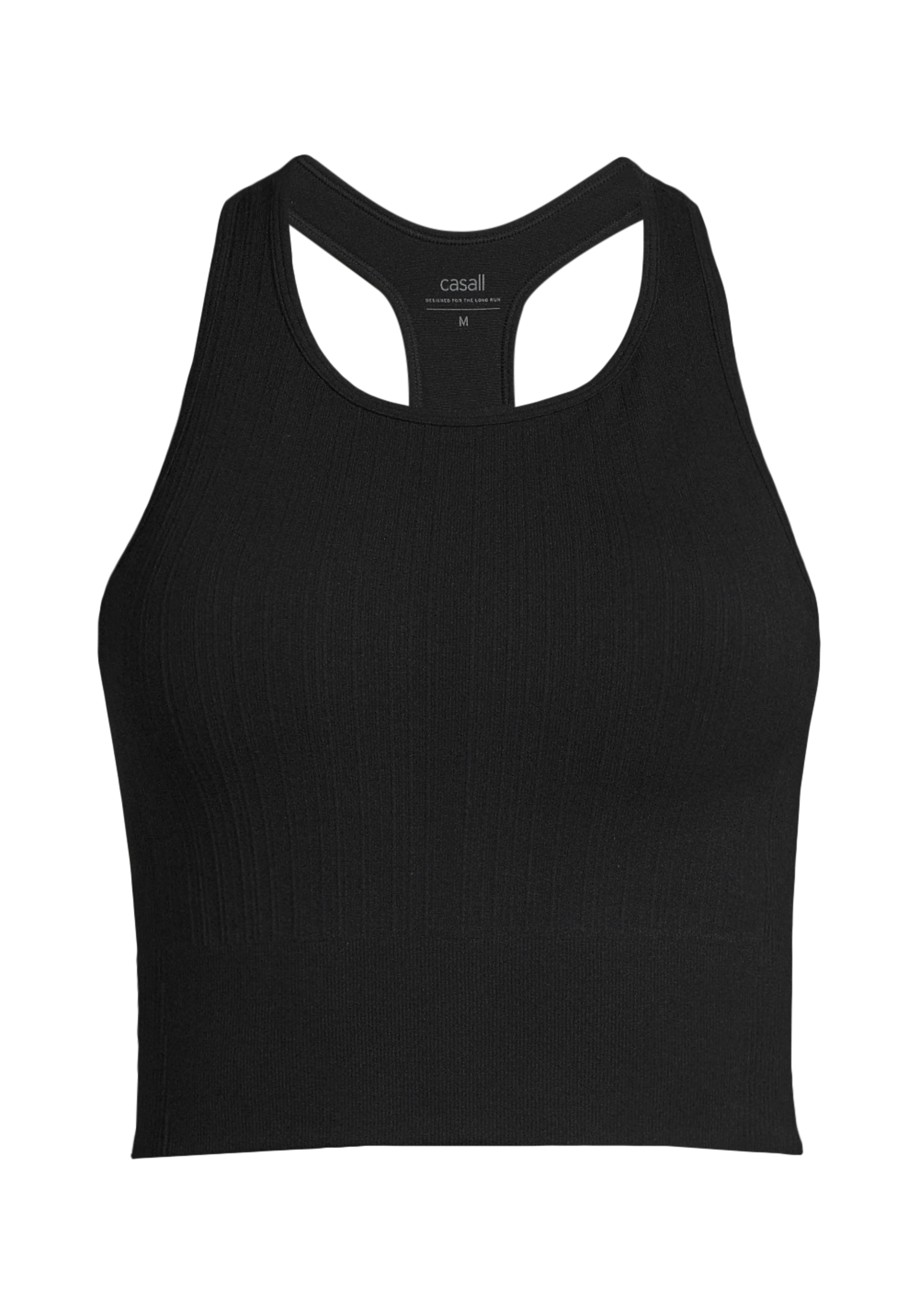 Multi Rib Seamless Padded Sports Top Multi Rib Seamless Padded Sports Top
