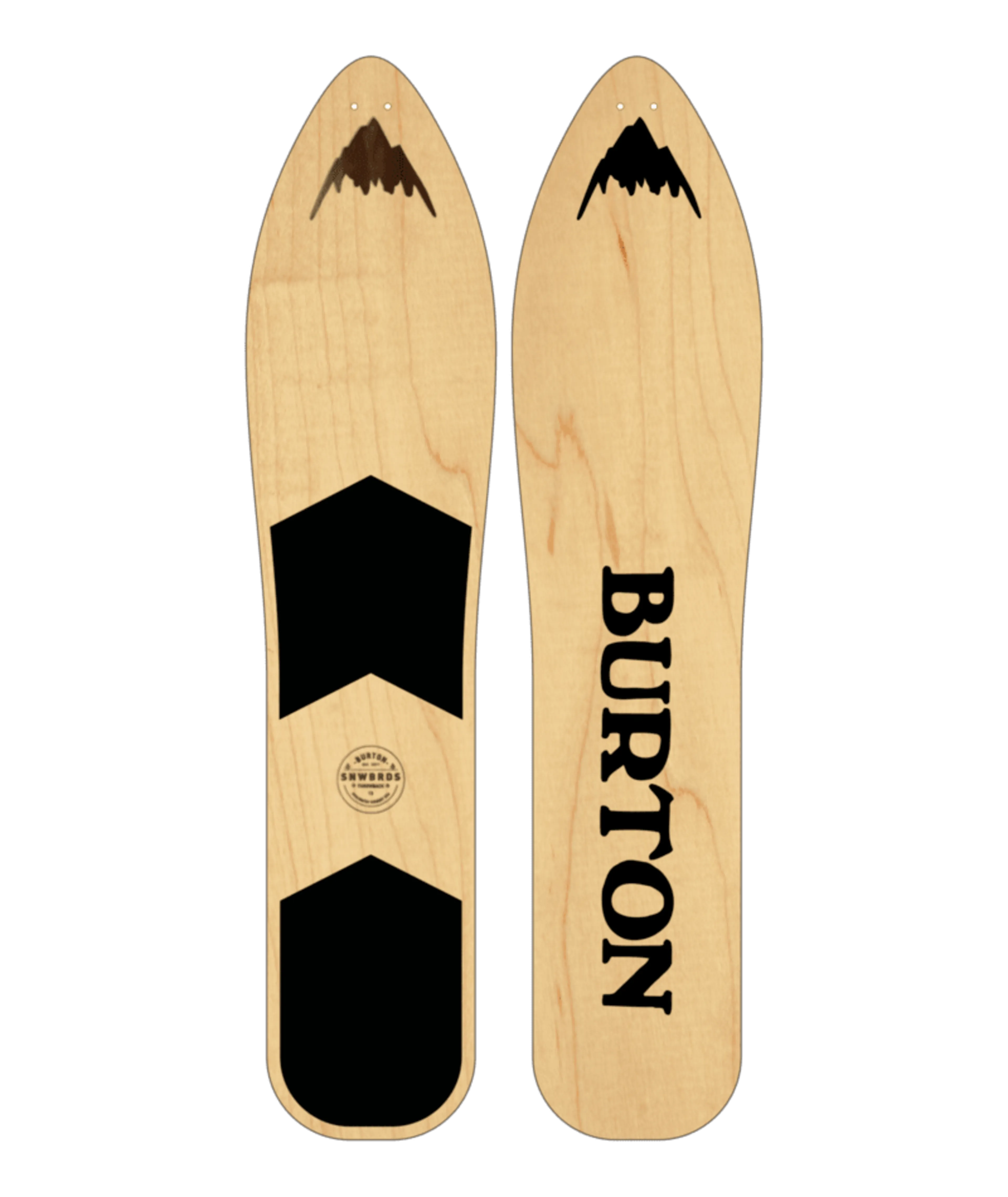 The Throwback snowboard