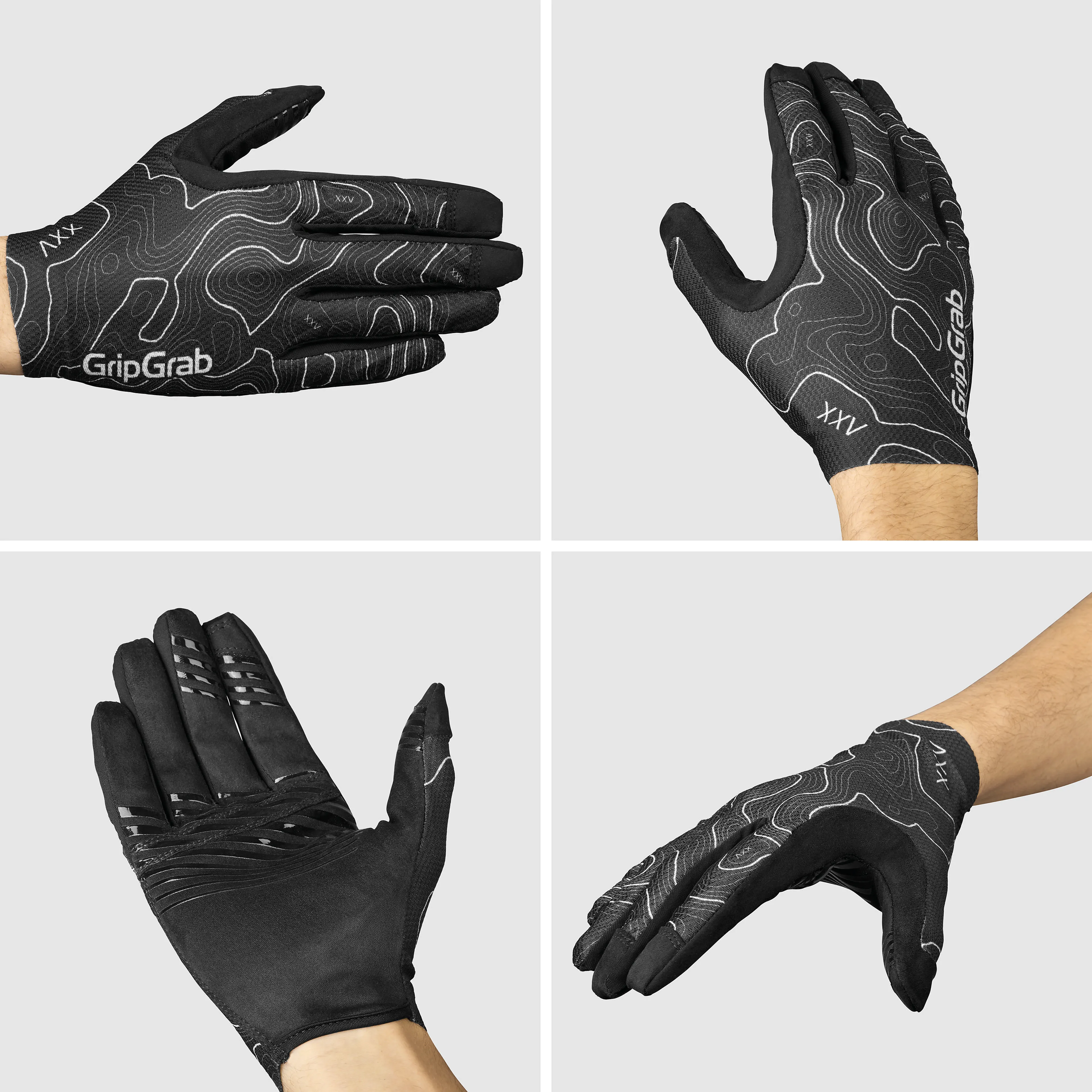GripGrab Rebel Full Finger Summer Gloves GripGrab Rebel Full Finger Summer Gloves