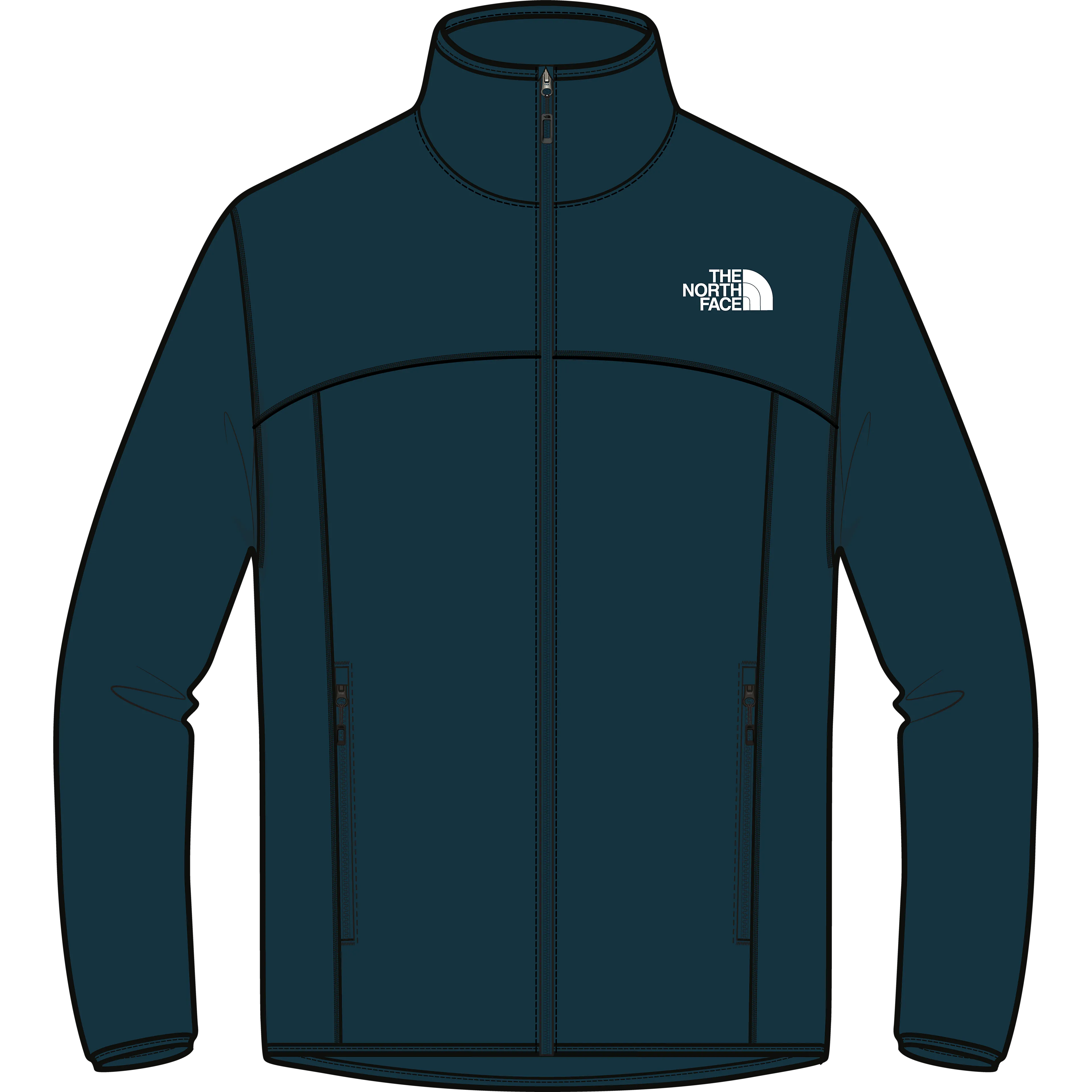 M 100 GLACIER FULL ZIP - EU M 100 GLACIER FULL ZIP - EU