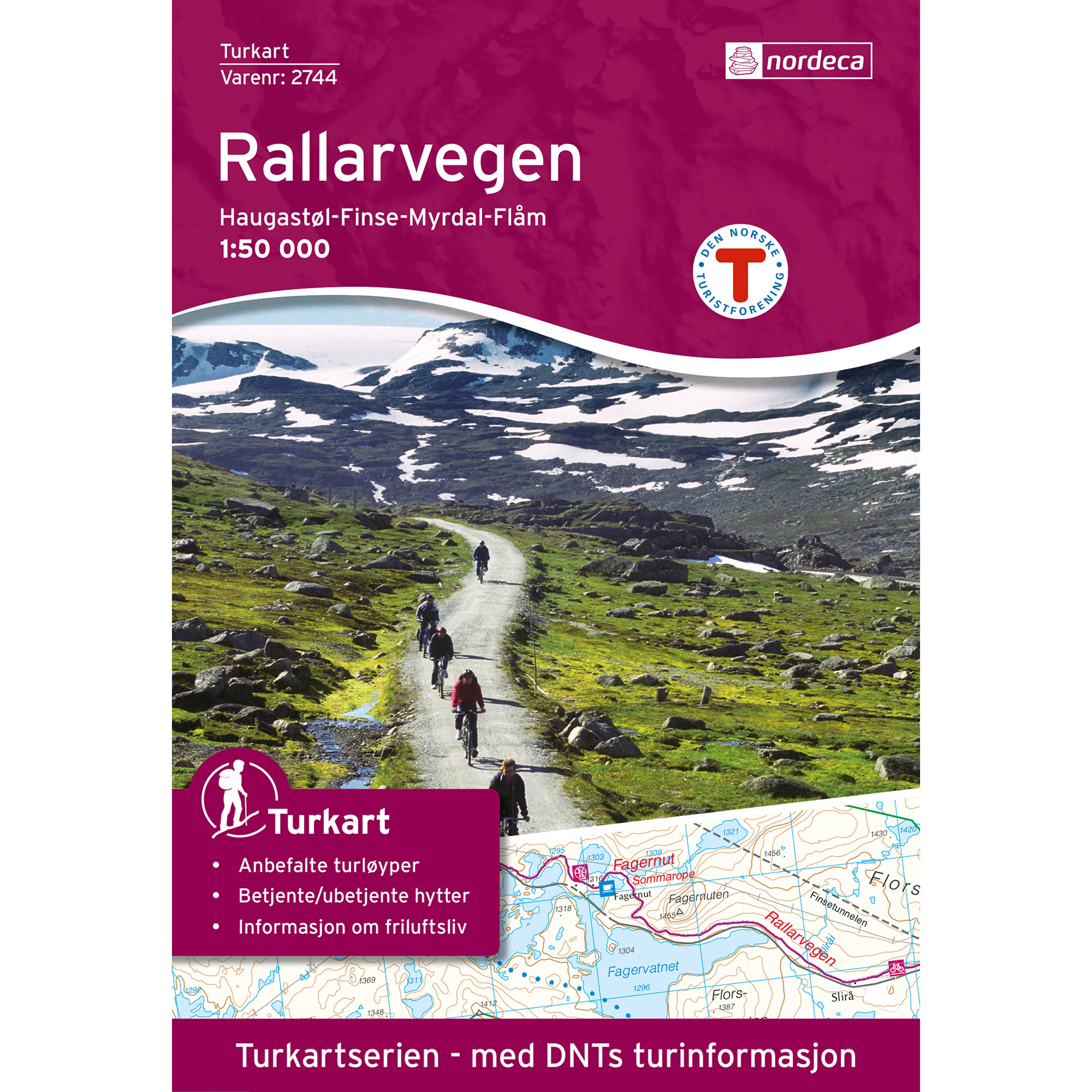 RALLARVEGEN 1:50 000